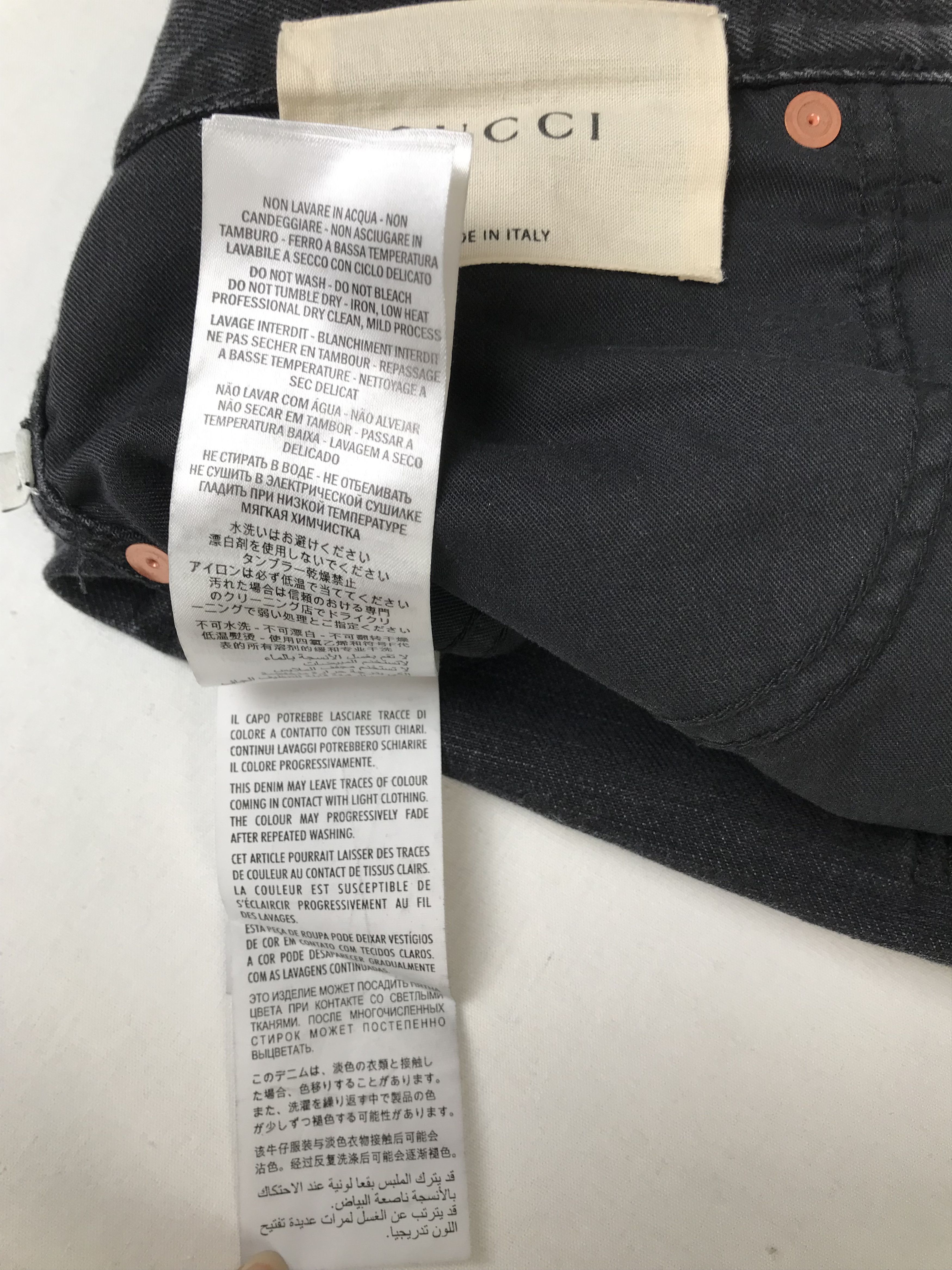 Gucci Men's Black Gucci Jeans Size US 34 / EU 50 - 10 Thumbnail
