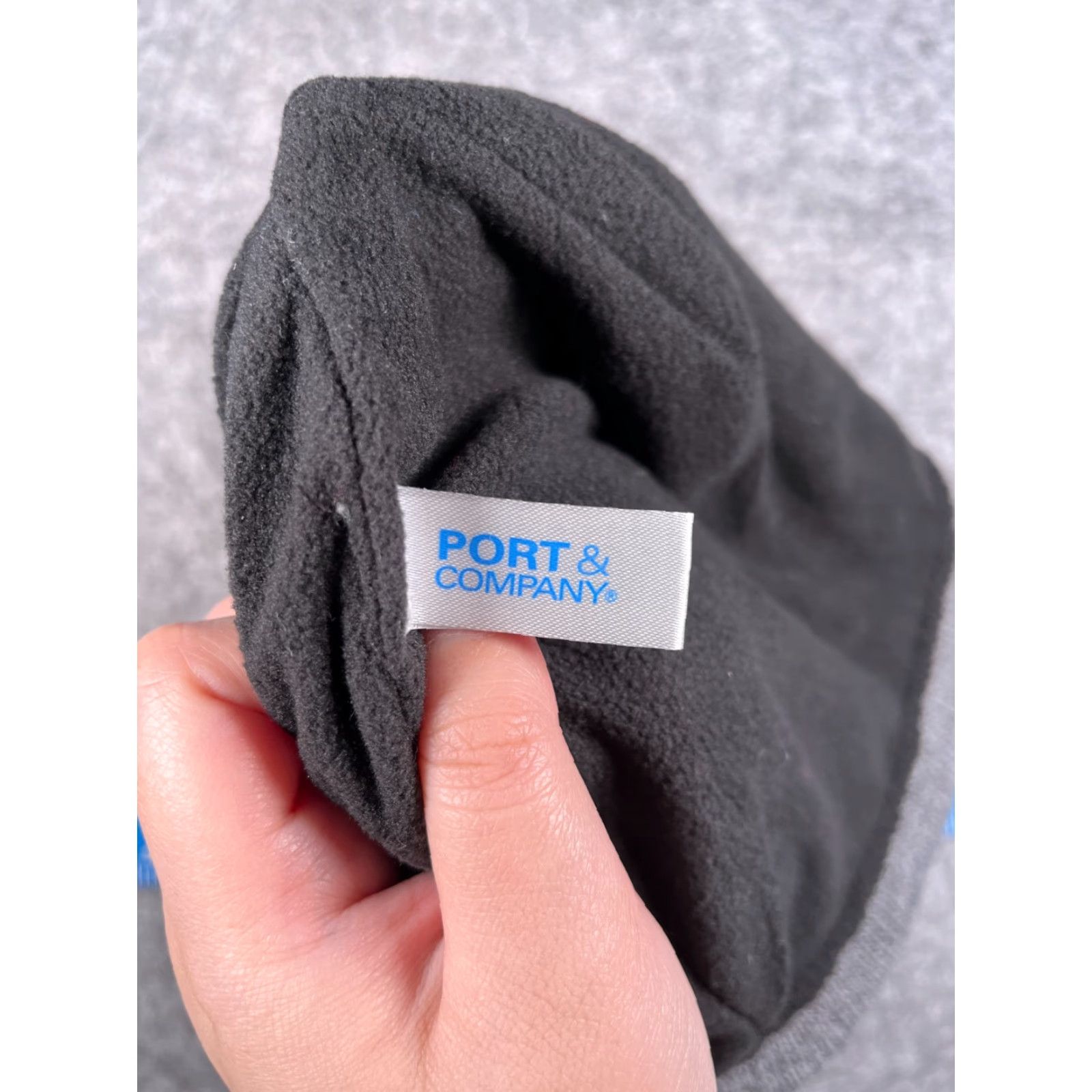 Port & Company VINTAGE St George Tennis Tournament Series 2020 Beanie Adult Gray Blue Knit Acrylic Line Size ONE SIZE - 7 Thumbnail