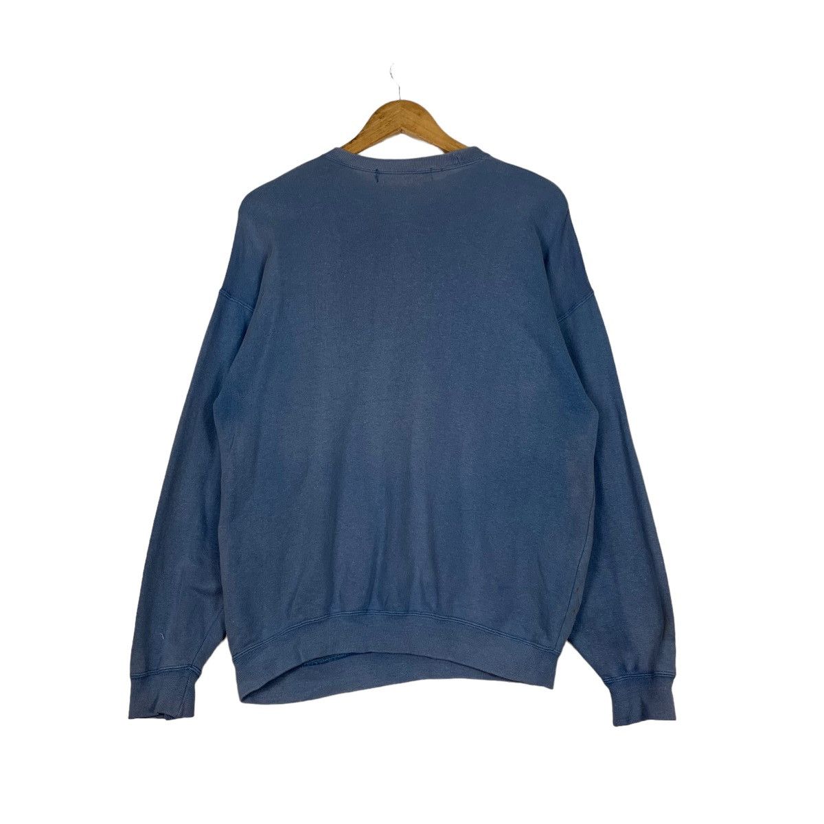 Japanese Brand POLO by Polo Ground Big Logo Washed Sweatshirt #1176-C54 Size US M / EU 48-50 / 2 - 11 Thumbnail