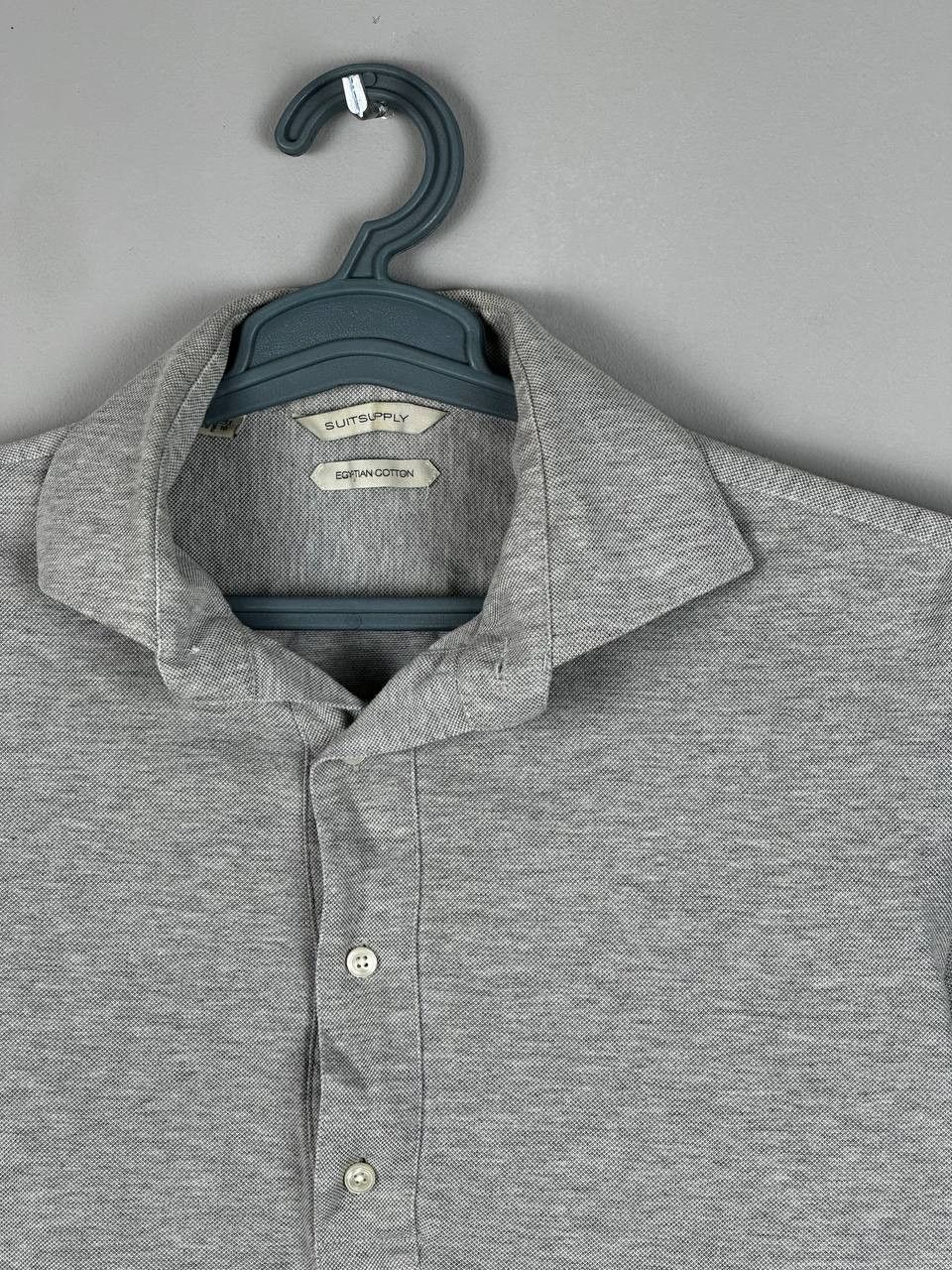 Suitsupply Suitsupply Grey Luxury Long Sleeve Polo T Shirt Size US M / EU 48-50 / 2 - 4 Thumbnail