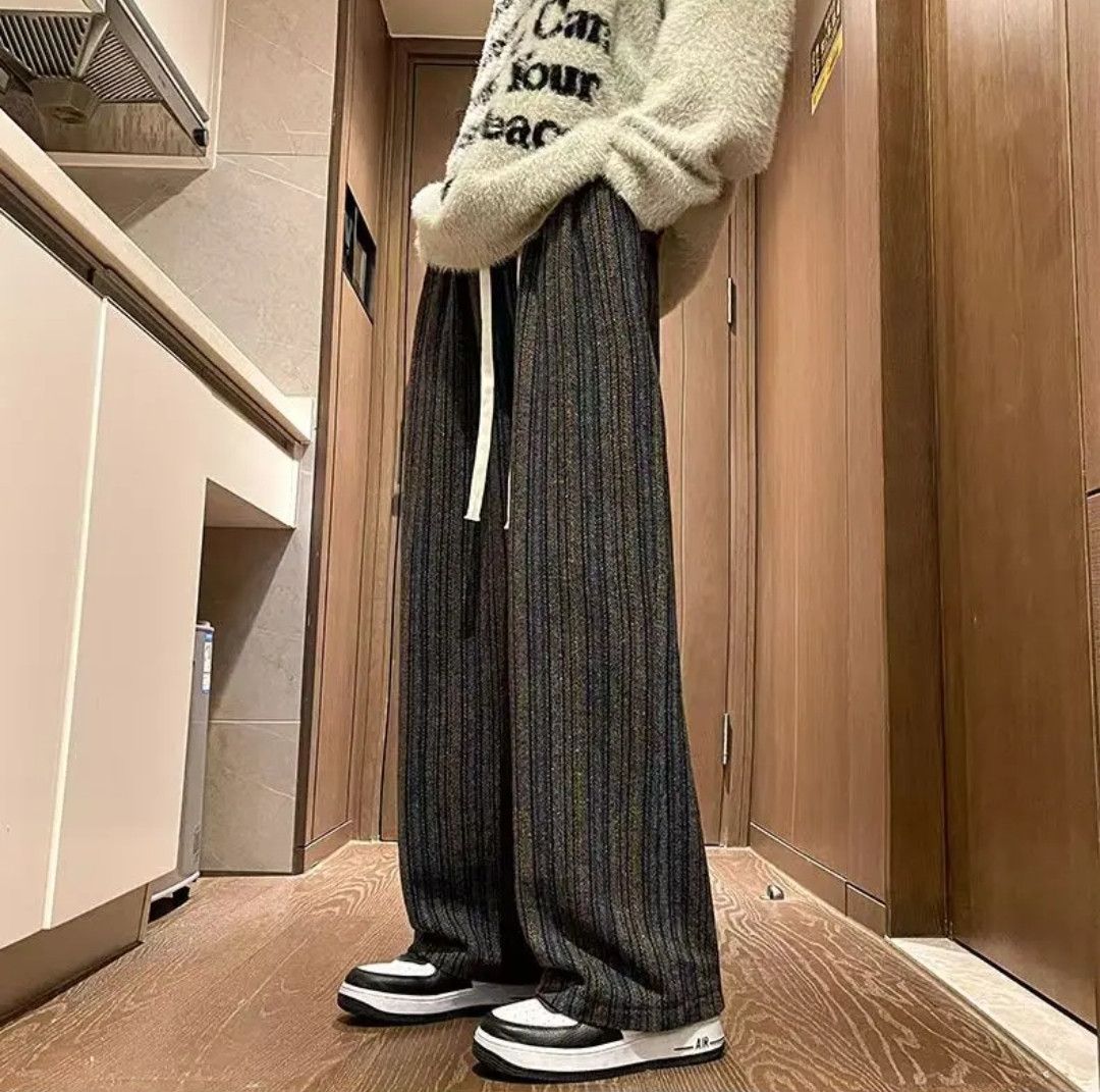 Japanese Brand × Vintage American Vintage Maillard Inspired Striped Casual Pants Size US 30 / EU 46 - 3 Thumbnail