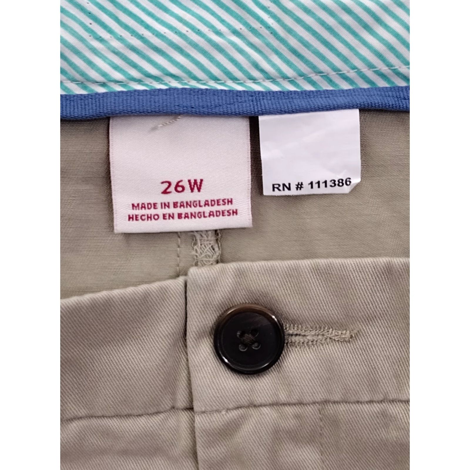 Vintage Unbranded Women's Cotton Chino Short Shorts 26W Beige Vintage: No Size 30" / US 8 / IT 44 - 5 Thumbnail