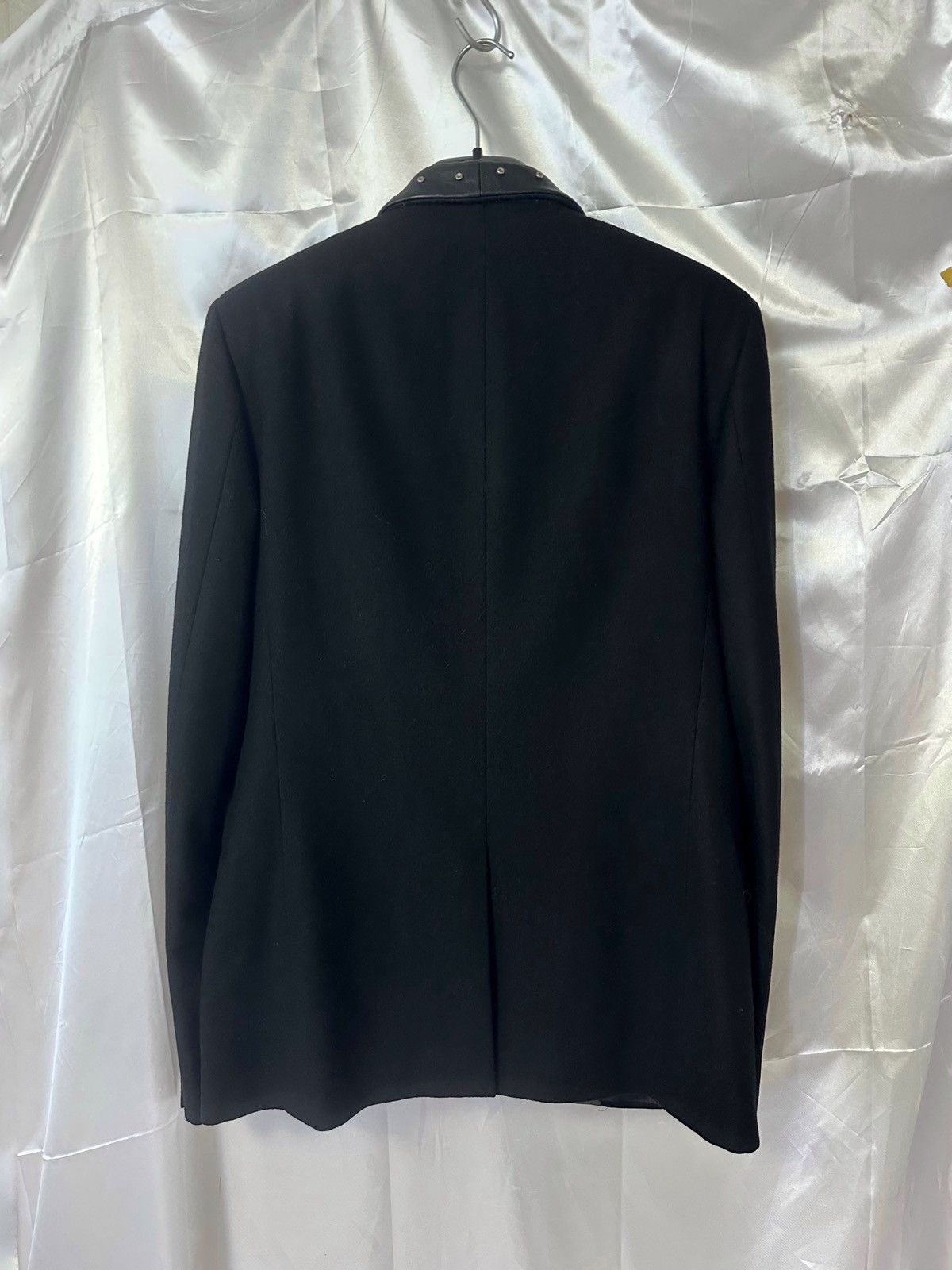 Saint Laurent Paris Saint Laurent by Hedi Slimane FW13 Studded Leather Blazer Size 48S - 6 Thumbnail