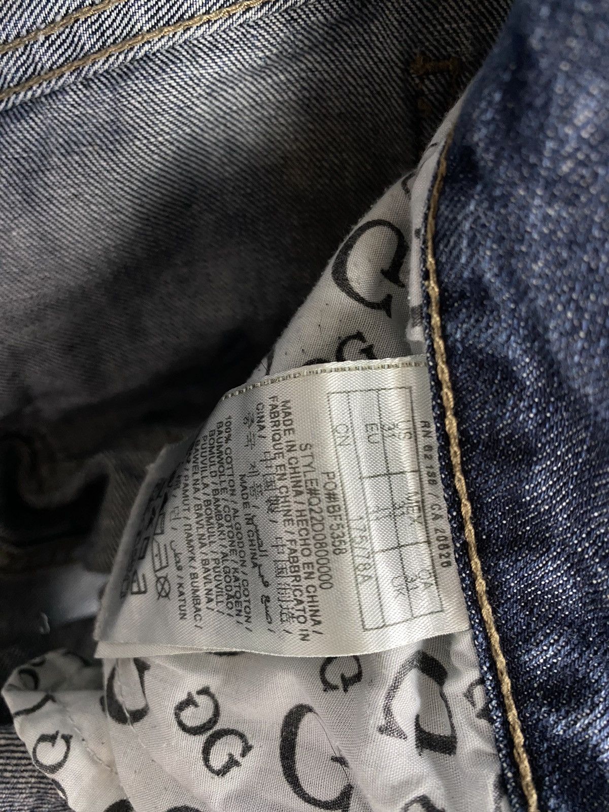 Guess × If Six Was Nine × Vintage MINI DENIM SKIRT JAPANESE STYLE 2000s Size 34" / US 12 / IT 48 - 11 Thumbnail