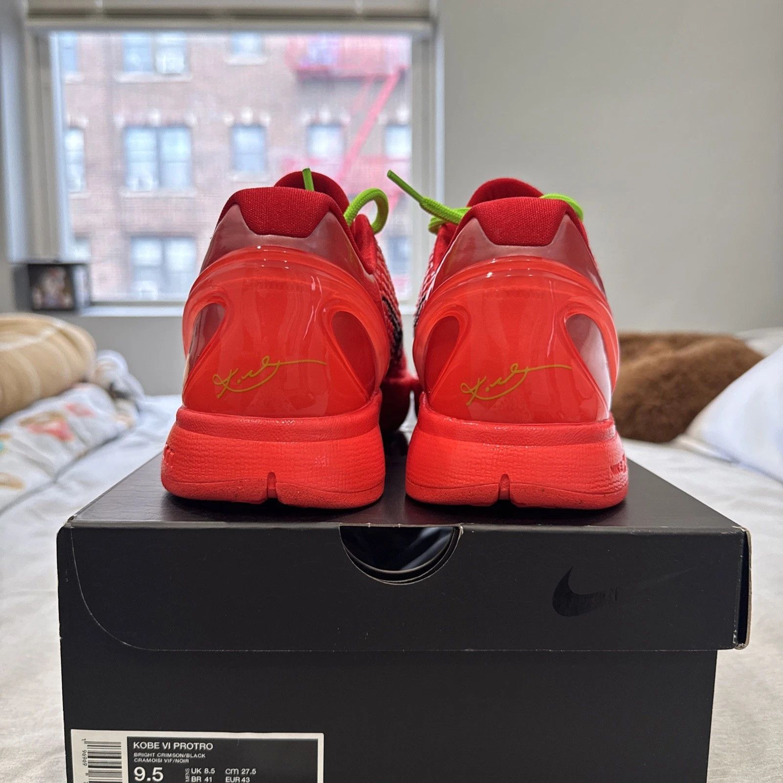 Nike New DS Nike Kobe 6 Protro Reverse Grinch Size US 9.5 / EU 42-43 - 3 Thumbnail