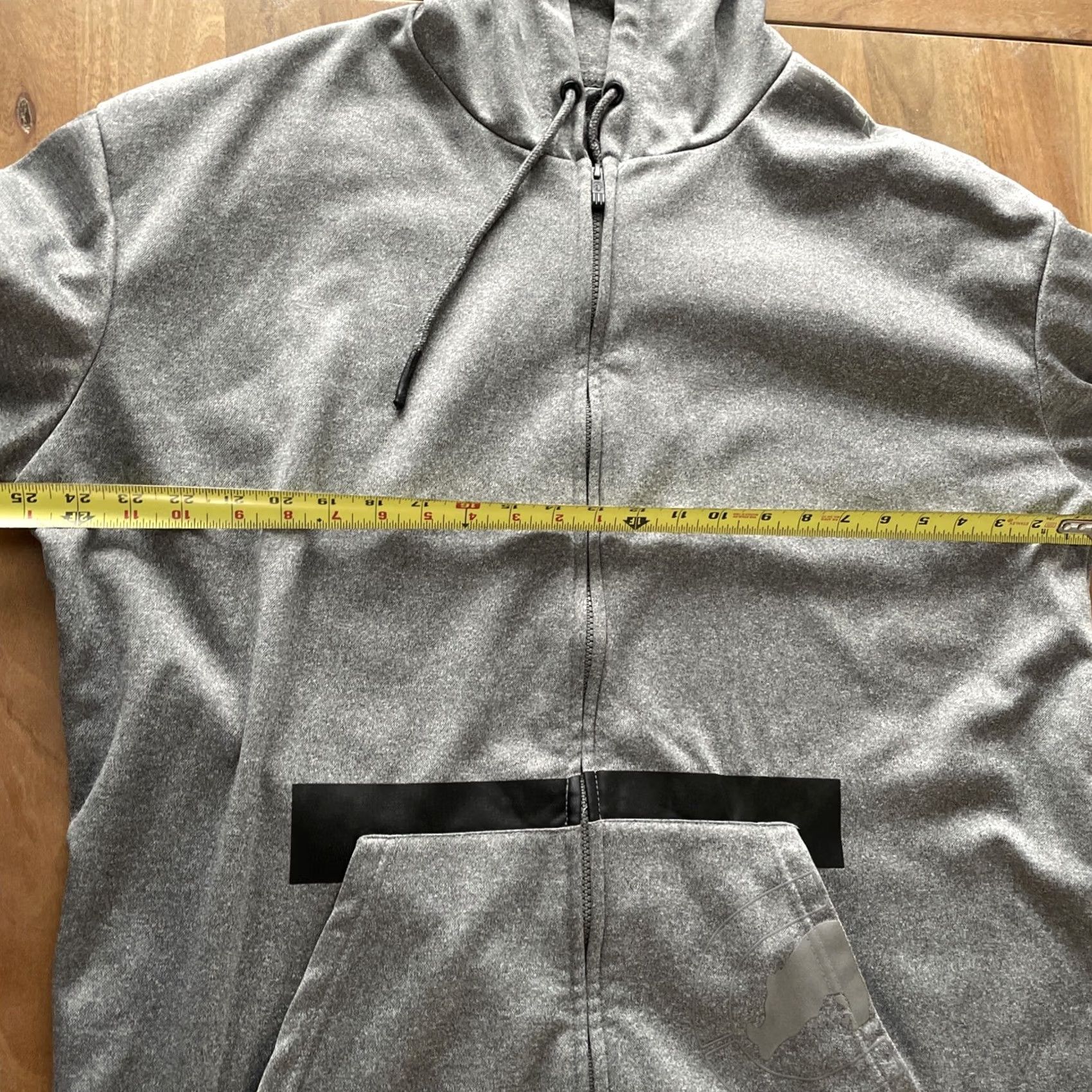 Logo 7 VINTAGE Ecko Hoodie Mens Size XXL Gray Full Zip Sweater Spellout Logo Street Size US XXL / EU 58 / 5 - 7 Thumbnail