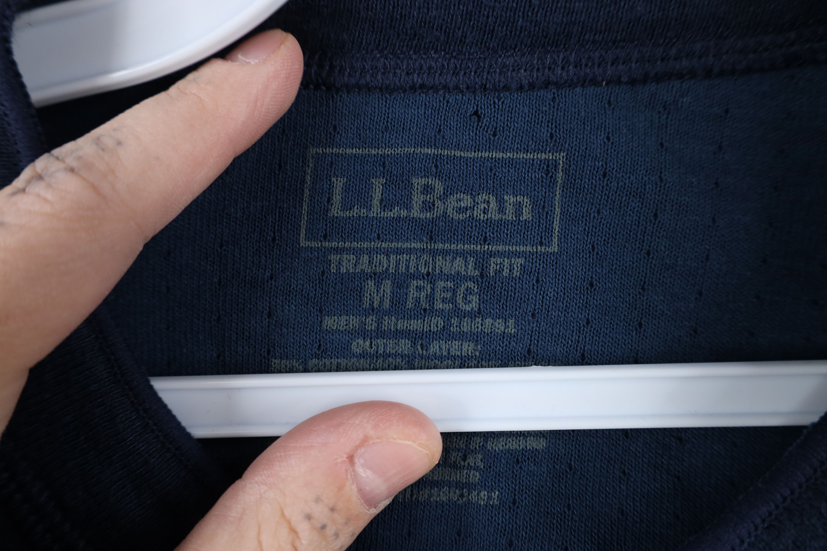 L.L. Bean × Vintage Vintage LL Bean Wool Blend Knit Long Sleeve Henley T-Shirt Size US M / EU 48-50 / 2 - 5 Thumbnail