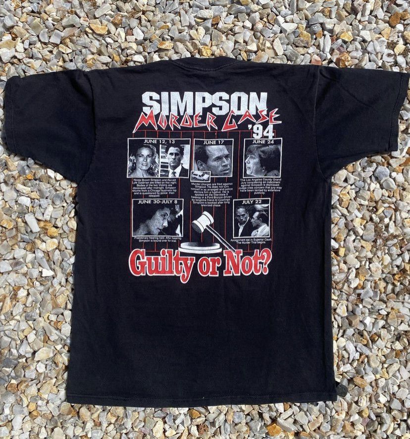 Vintage Vintage 1994 Dateline OJ Simpson Trial T-Shirt | Grailed
