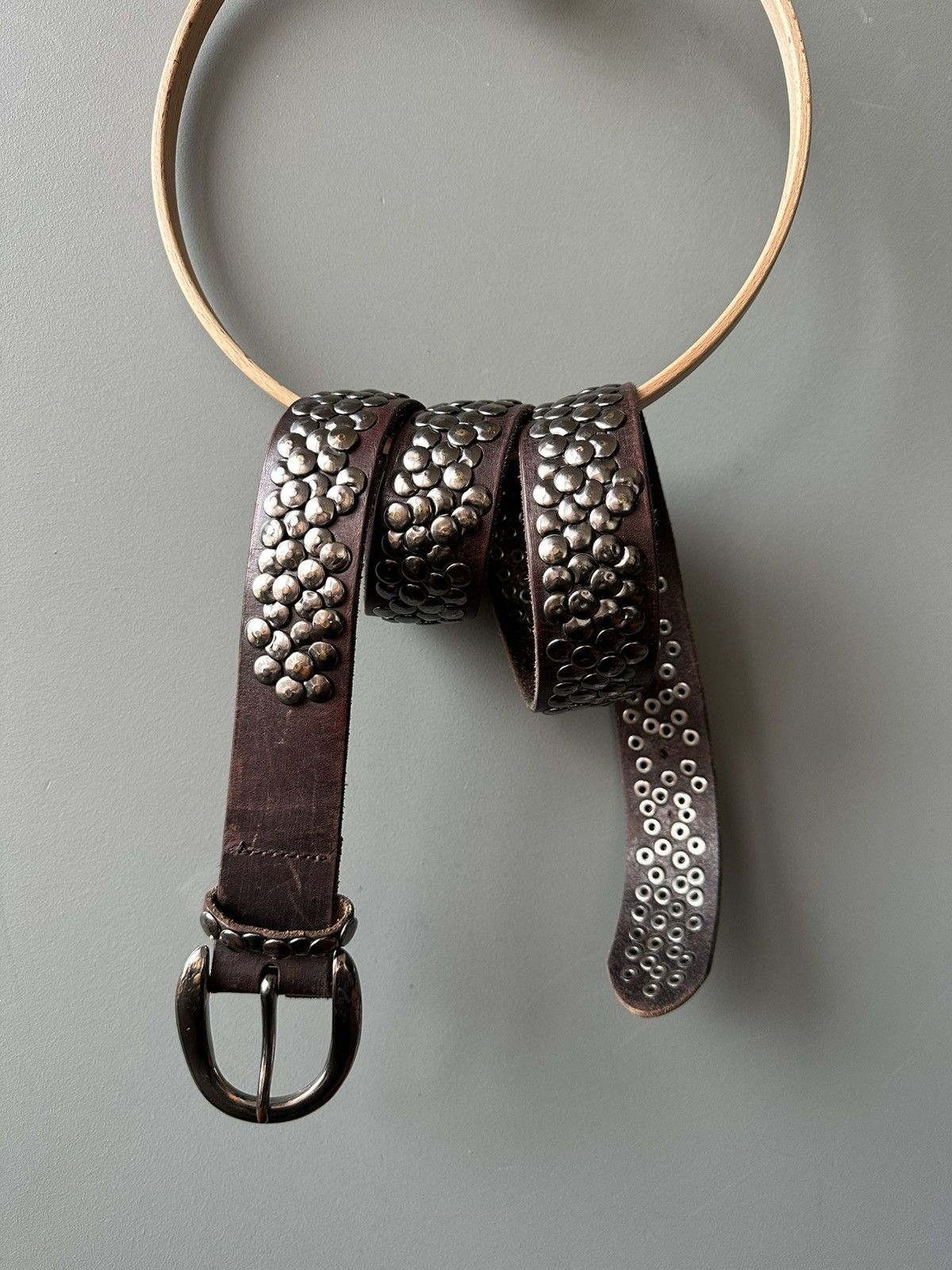 LIEBESKIND BERLIN Liebeskind Berlin Studded Leather Belt Size ONE SIZE - 1 Thumbnail