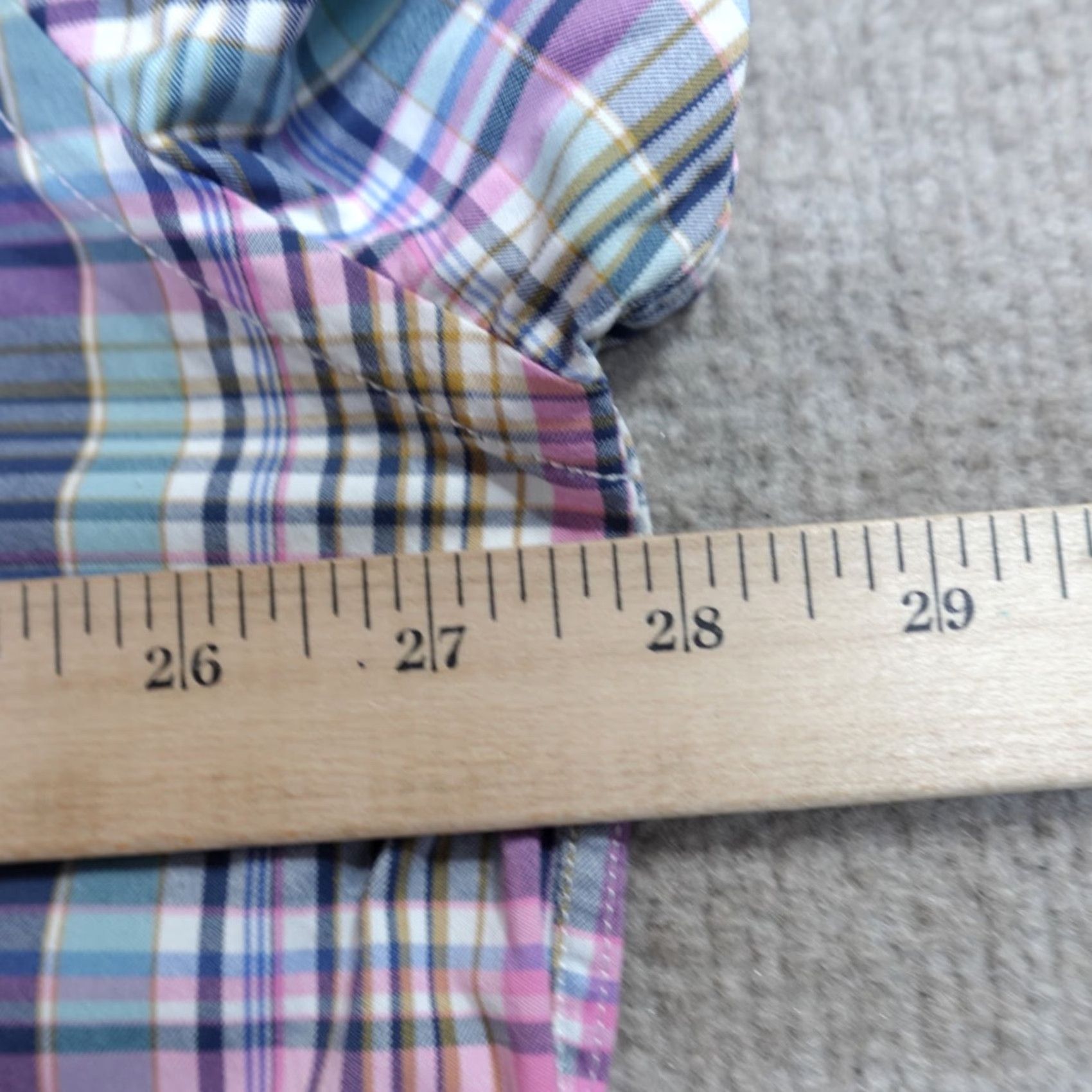 Peter Millar VINTAGE Peter Millar Summer Comfort Shirt 2XL Blue Plaid Long Sleeve North Hills Size US XXL / EU 58 / 5 - 6 Thumbnail