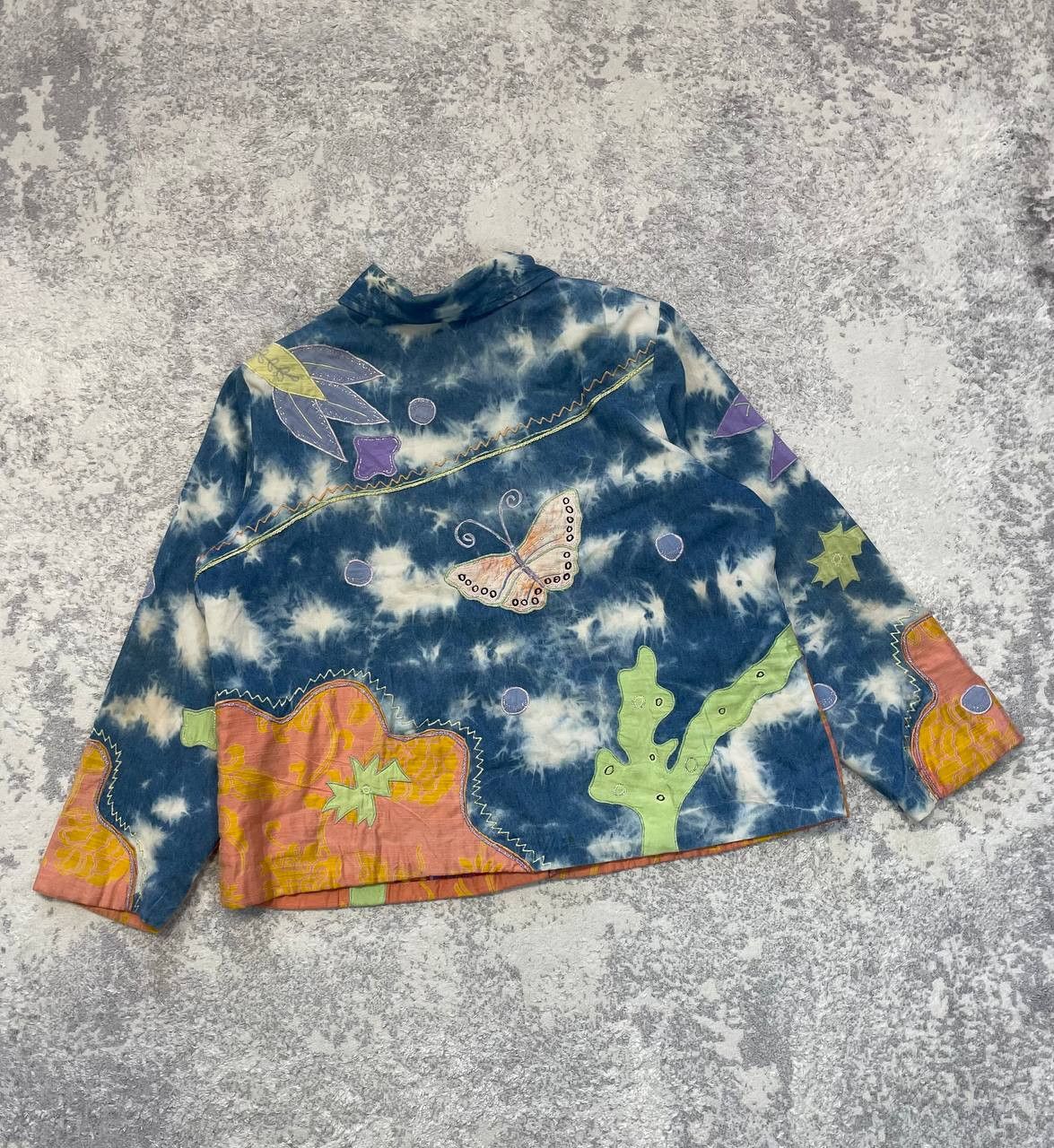 Other Indigo Moon Embroidered Jacket With Butterflies Size XL Size XL / US 12-14 / IT 48-50 - 3 Thumbnail