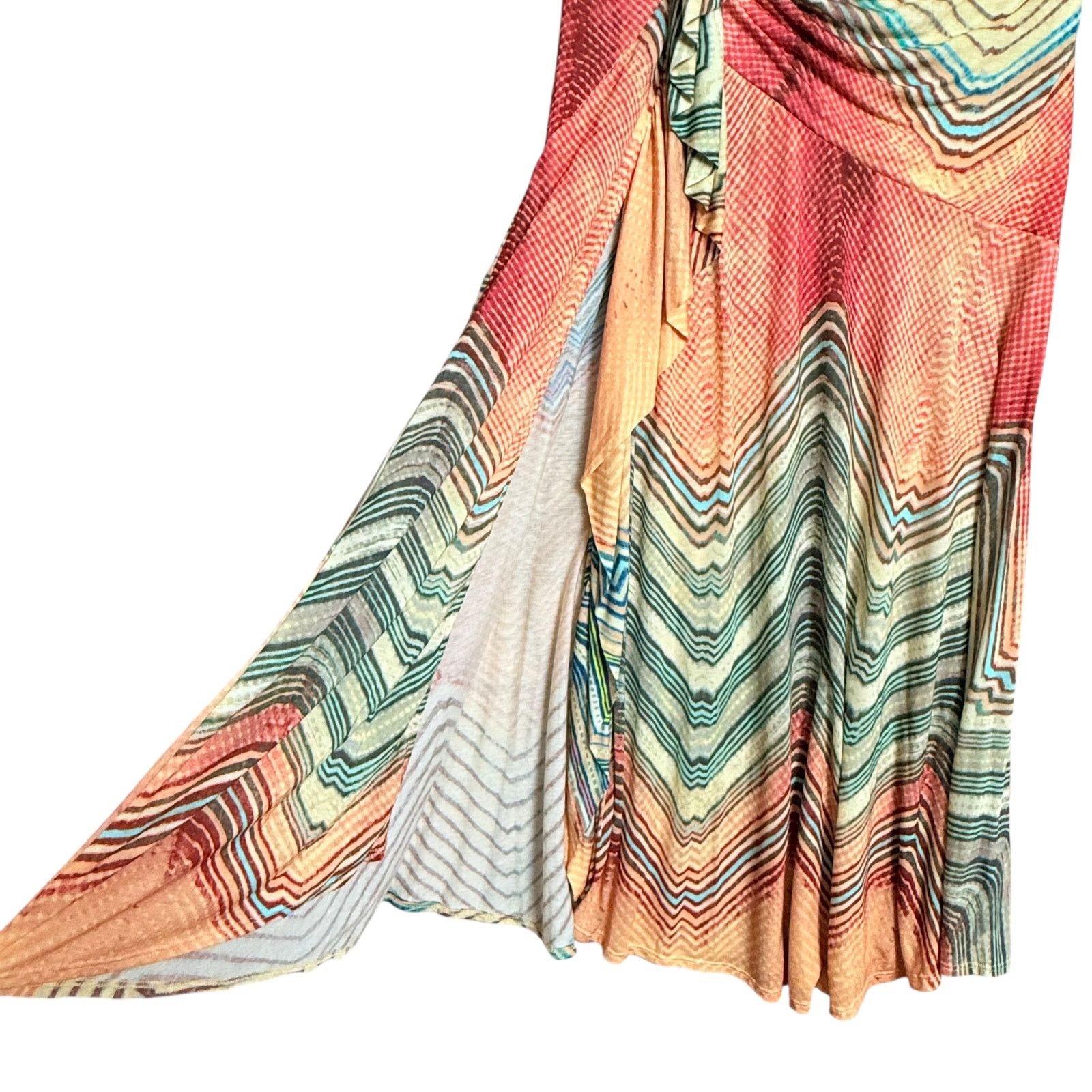 Ulla Johnson Ulla Johnson Alyssa Chevron Stripe Midi Skirt Size S 100% Size 27" / US 4 / IT 40 - 14 Thumbnail
