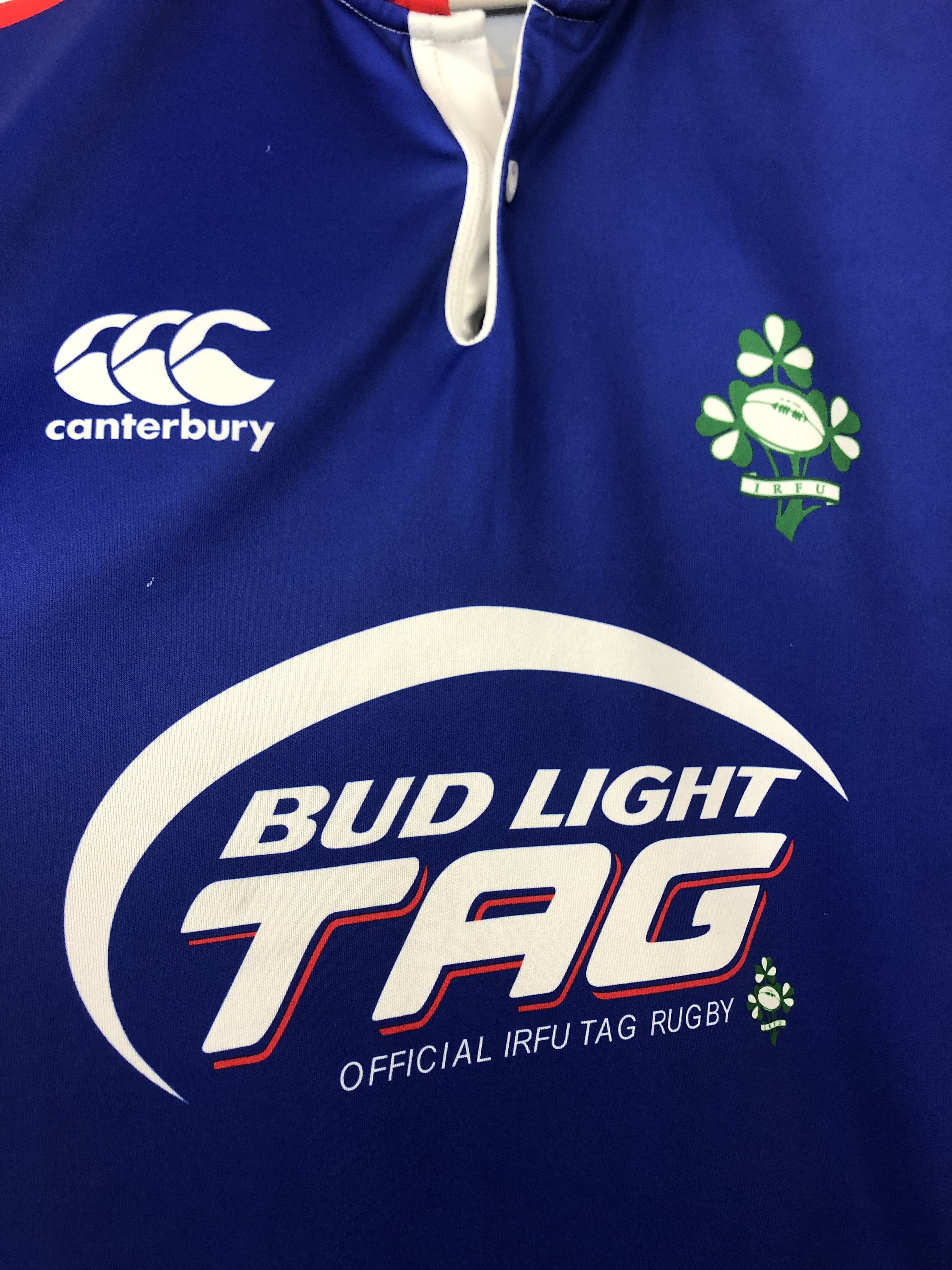 Canterbury of New Zealand Canterbury Ireland Player Issue Rugby Jersey Rare Shirt Size US XL / EU 56 / 4 - 6 Thumbnail