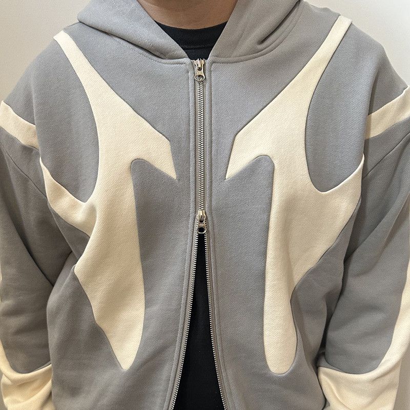 Japanese Brand × Vintage Y2K Zip Up Hoodie Unisex Size US S / EU 44-46 / 1 - 3 Thumbnail