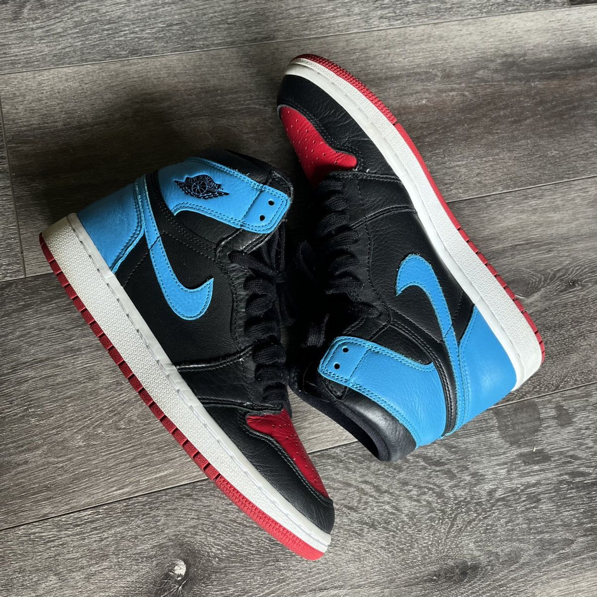 Jordan Brand Jordan 1 Retro High NC to CHI OG Women’s Shoes CD0461-046 Size US 8 / IT 38 - 1 Thumbnail