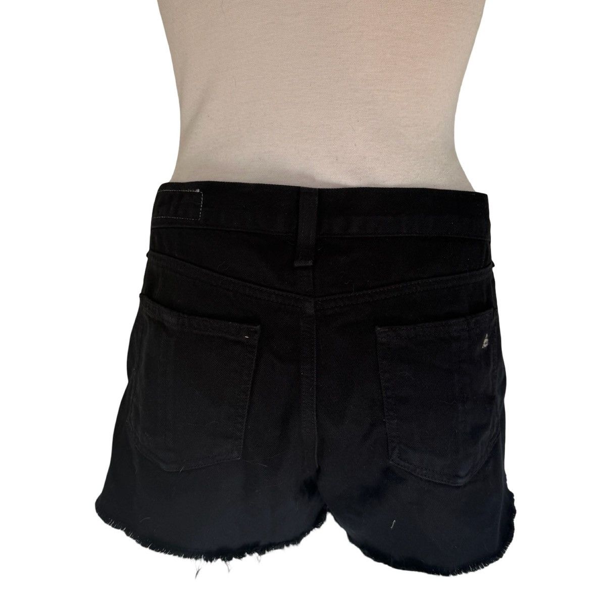 Rag & Bone rag & bone Black Cutoff Denim Shorts — Size 28 Size 28" / US 6 / IT 42 - 5 Thumbnail