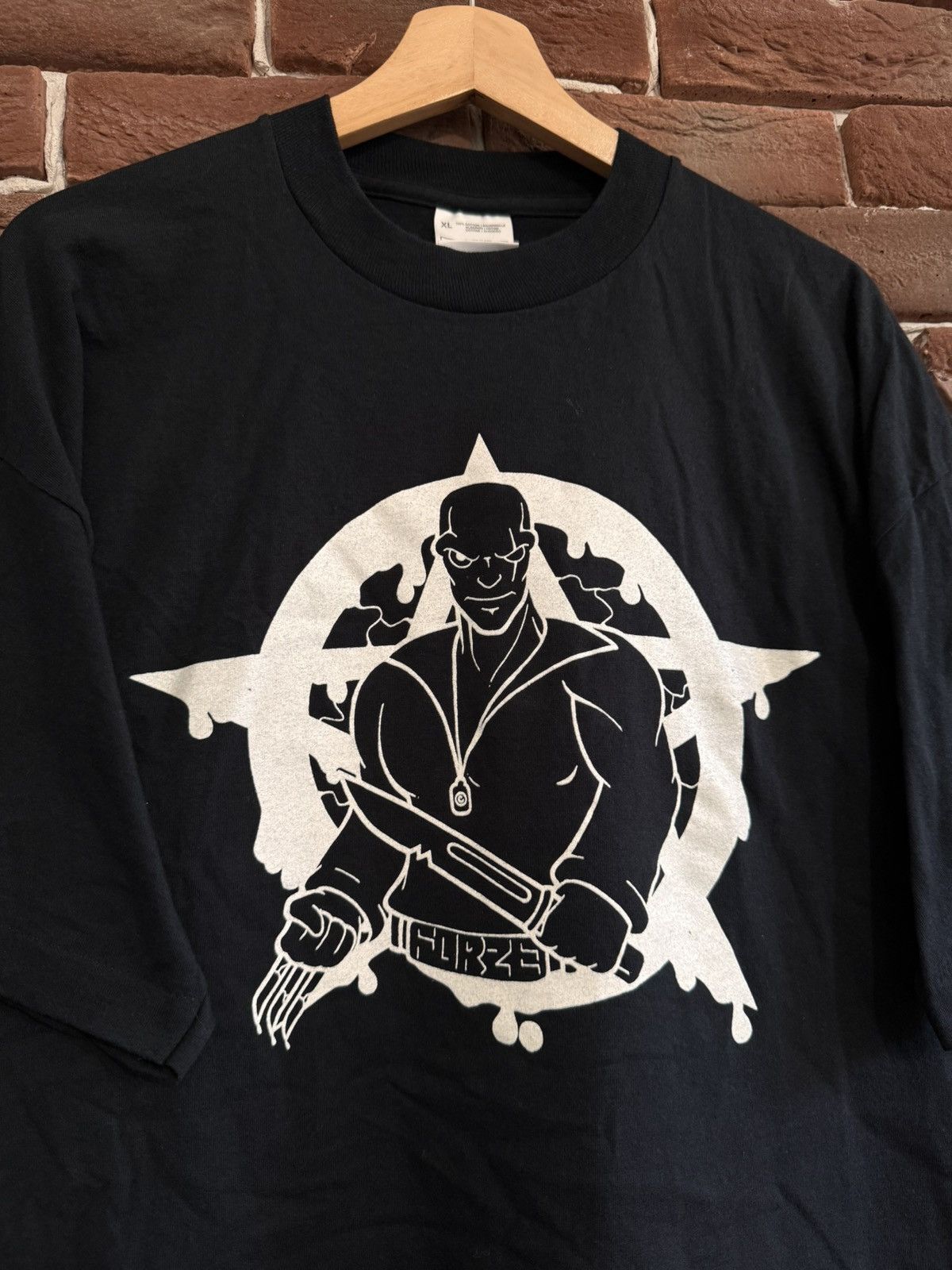 Band Tees × Thunderdome × Vintage Vintage 90s Dj Paul Forze Gabber Thunderdome Band Tee Grail Size US XL / EU 56 / 4 - 3 Thumbnail