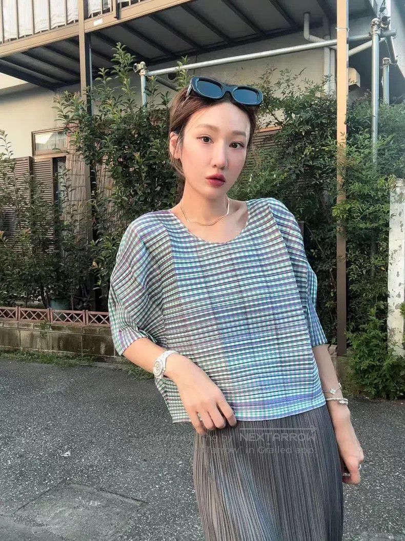 Issey Miyake Issey Miyake Striped Top Size L / US 10 / IT 46 - 5 Thumbnail