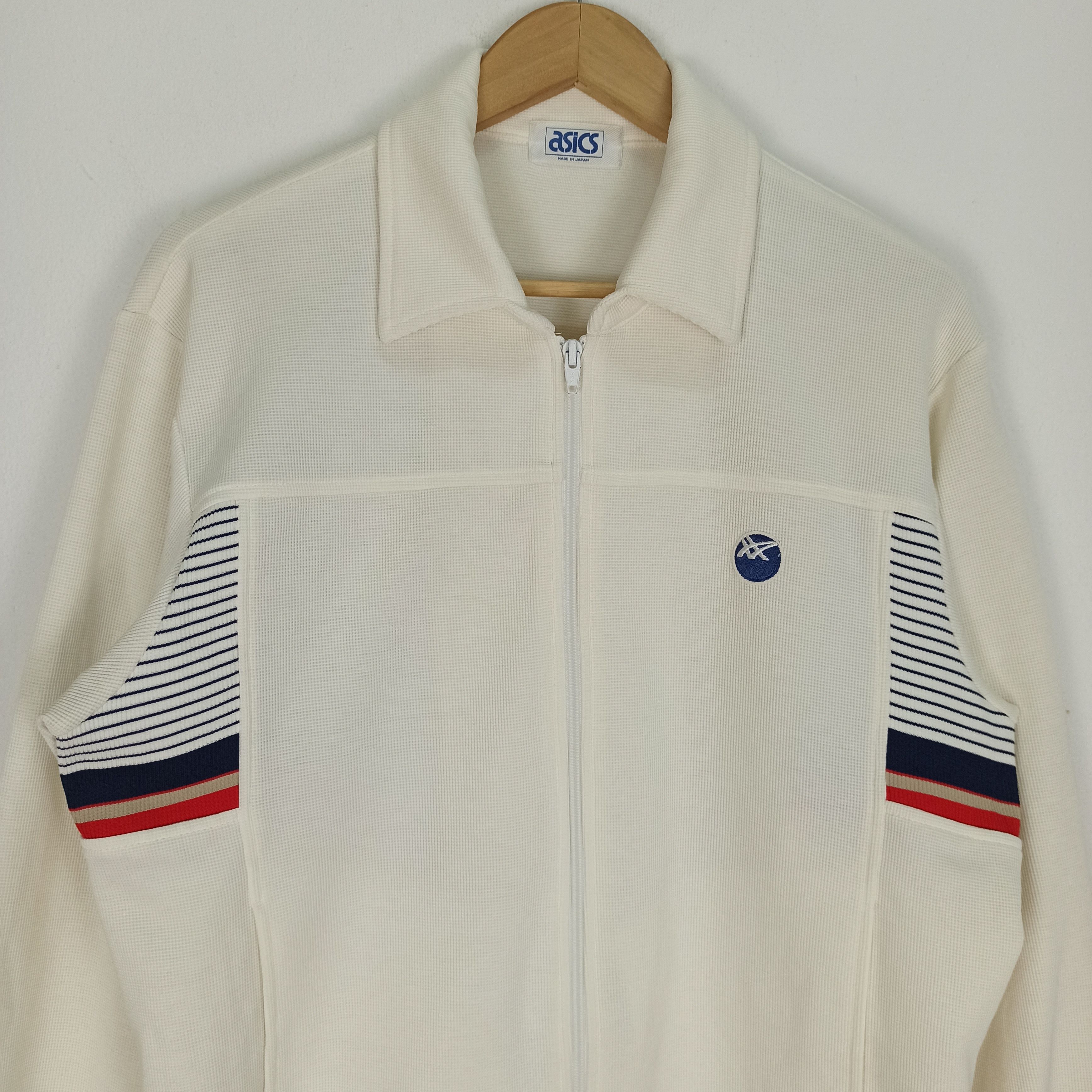 Asics Vintage ASICS LAWNSHIP Track Top Sweater Made in JAPAN Size US XL / EU 56 / 4 - 3 Thumbnail