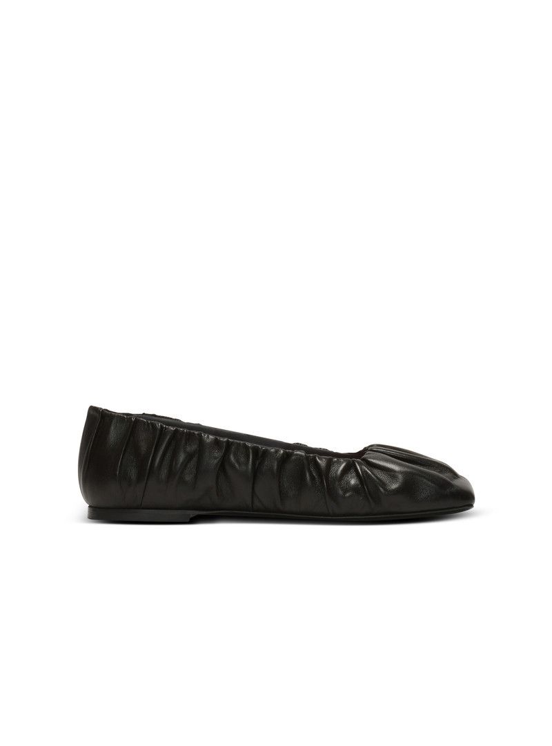 Balmain o1s1wg111225 Eden Ballerina Flats in Black Size US 7 / IT 37 - 1 Thumbnail