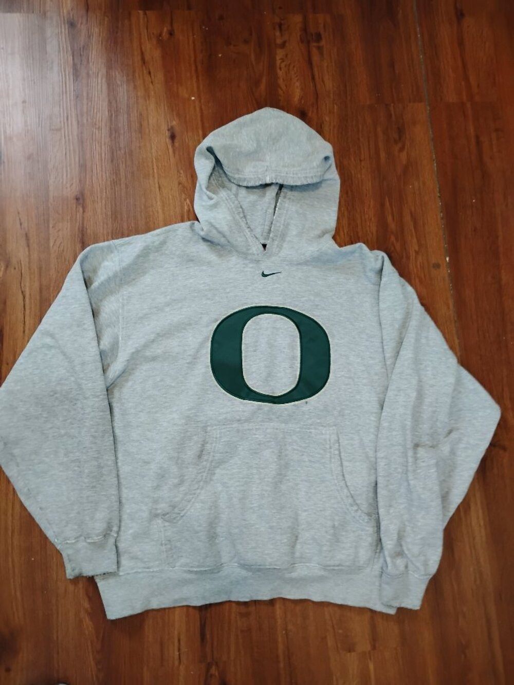 Nike Vintage Nike Oregon Ducks Hoodie Sweatshirt Mid Swoosh Size US L / EU 52-54 / 3 - 2 Thumbnail