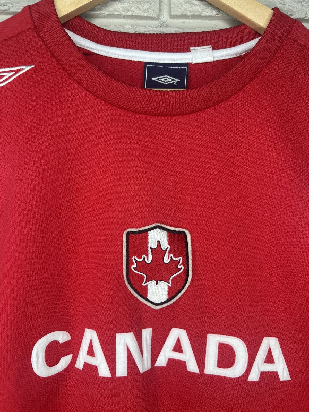 Umbro Umbro Canada Long Sleeve Soccer Jersey Size US XL / EU 56 / 4 - 5 Thumbnail