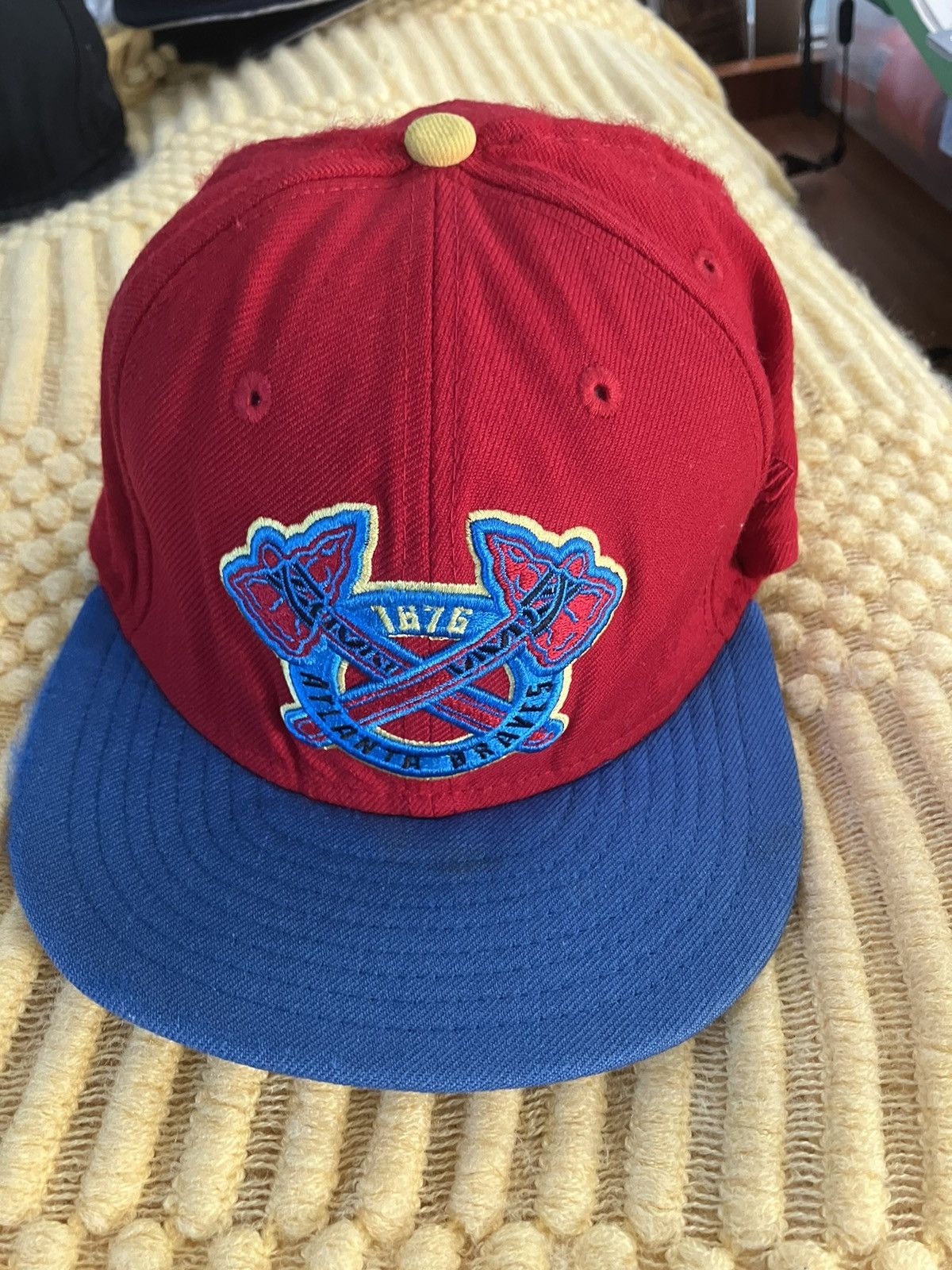 MLB × New Era Atlanta braves anniversary edition fitted new era hat 7 1/8 Size ONE SIZE - 3 Thumbnail