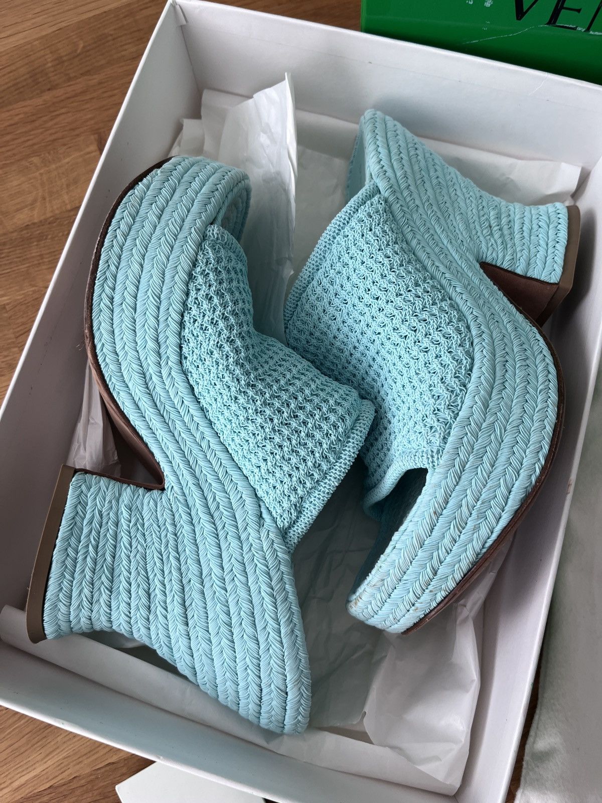 Bottega Veneta Bottega Veneta wedge sandals 38 Size US 7 / IT 37 - 3 Thumbnail