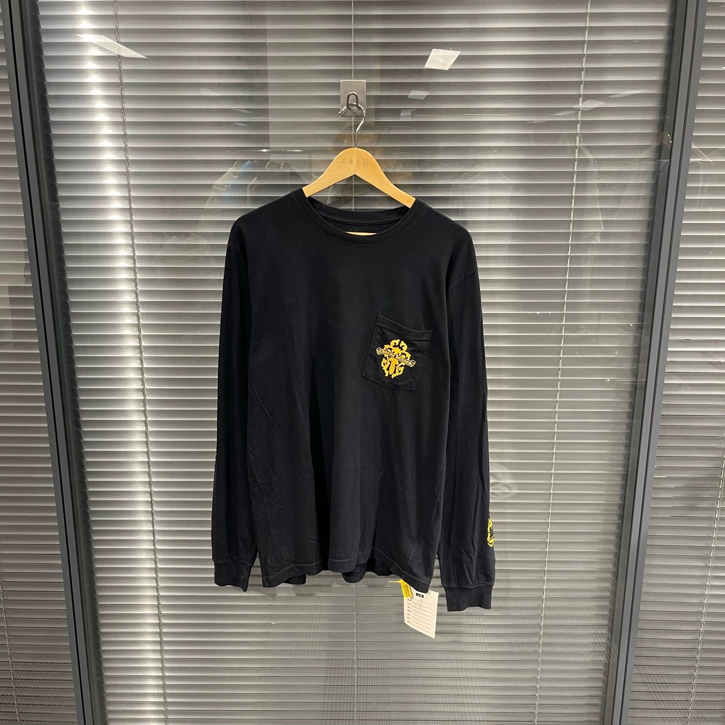 Chrome Hearts Chrome Hearts Classic Yellow Dagger Om Longsleeve L Mint Size US L / EU 52-54 / 3 - 1 Thumbnail