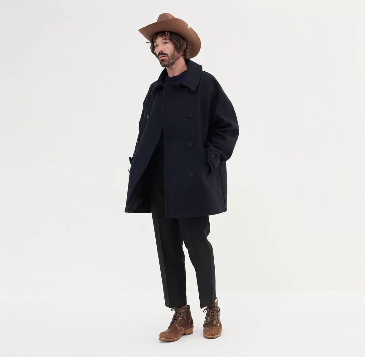 AT.P.CO lieutenant long p.coat in black Size US M / EU 48-50 / 2 - 1 Thumbnail