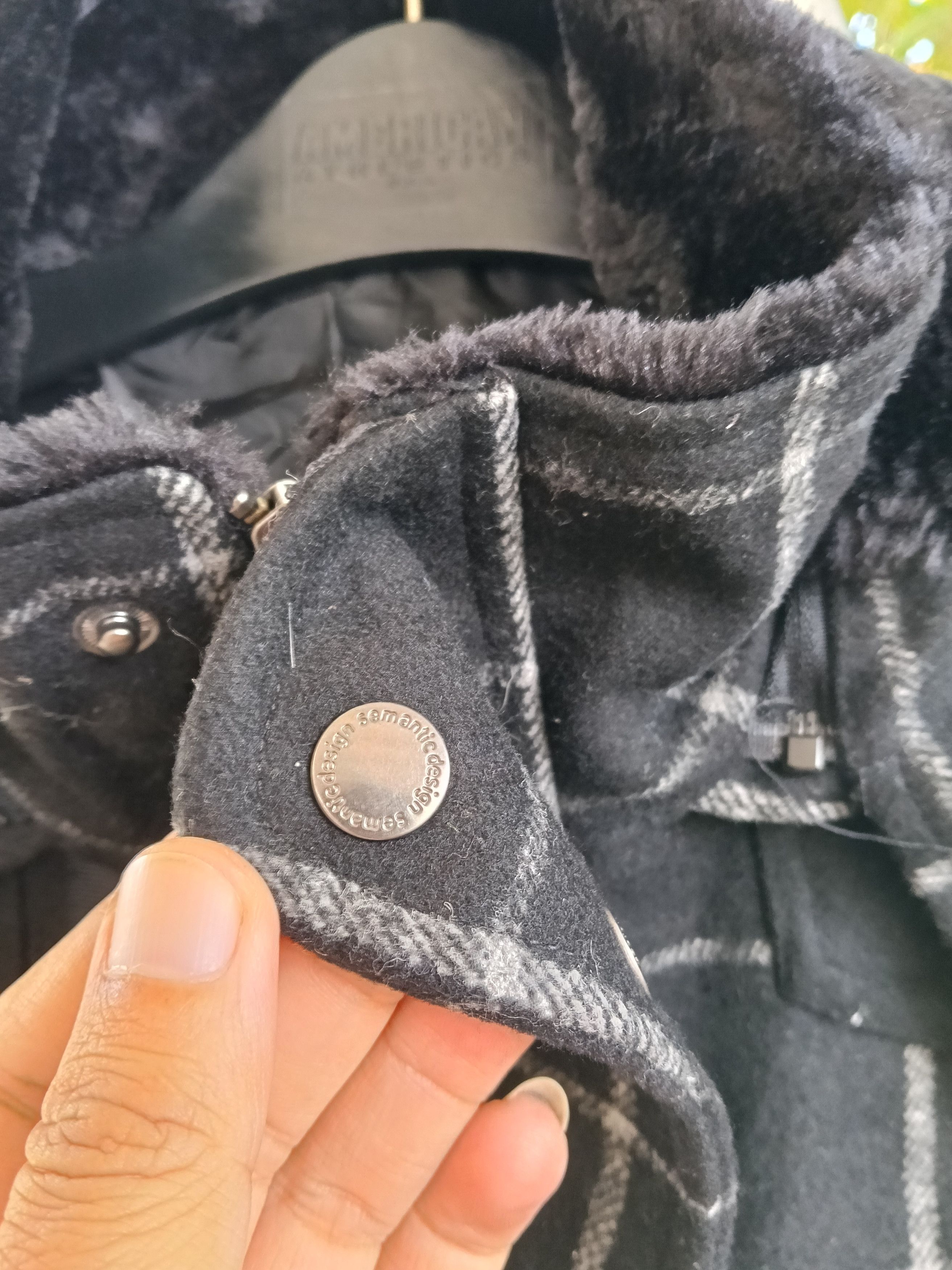 Japanese Brand 💥Semantic Design Wool Hoodie Jacket 💥 Size US M / EU 48-50 / 2 - 5 Thumbnail