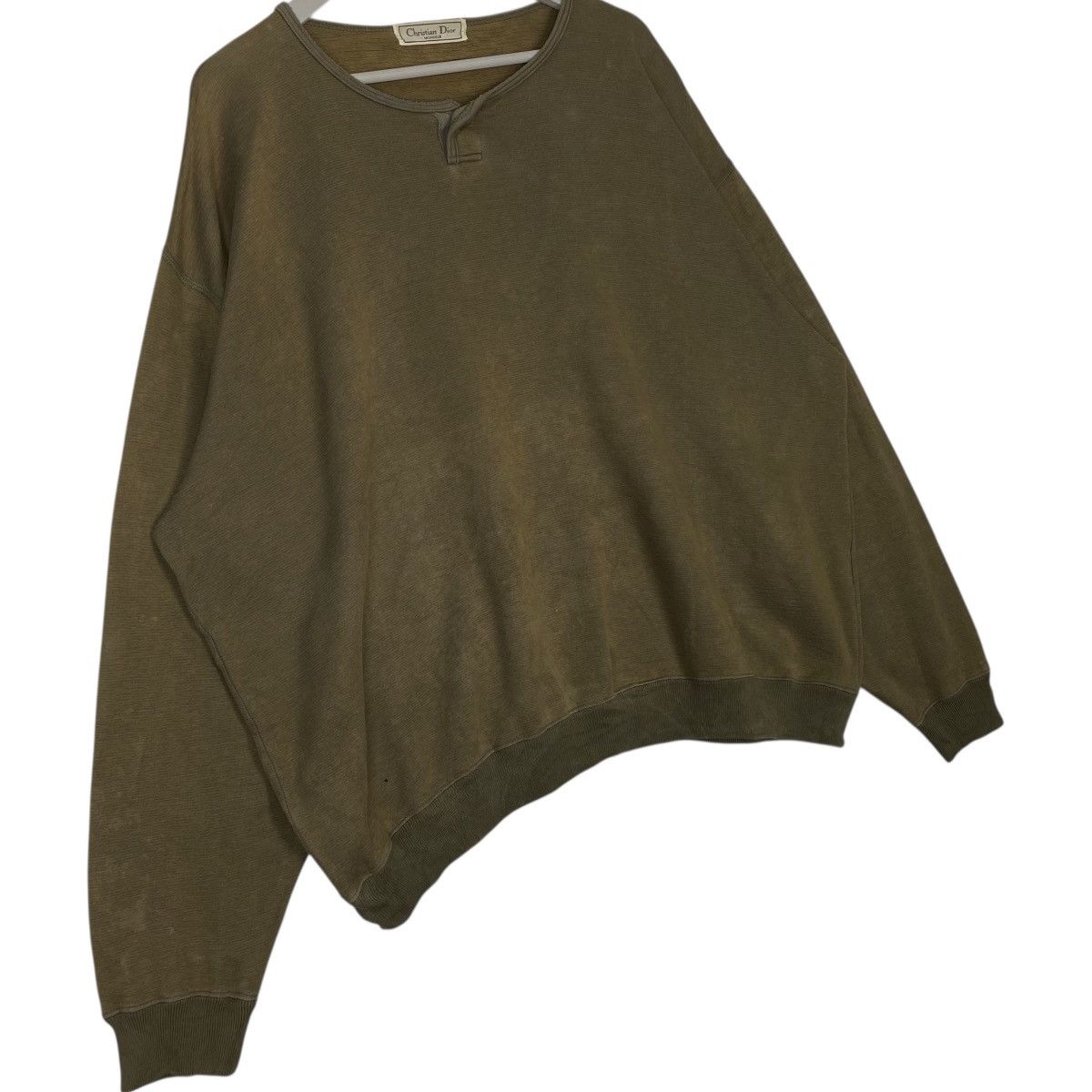 Vintage Vintage 90s Christian Dior Sweatshirt Crewneck Brown Size XL Size US XL / EU 56 / 4 - 3 Thumbnail