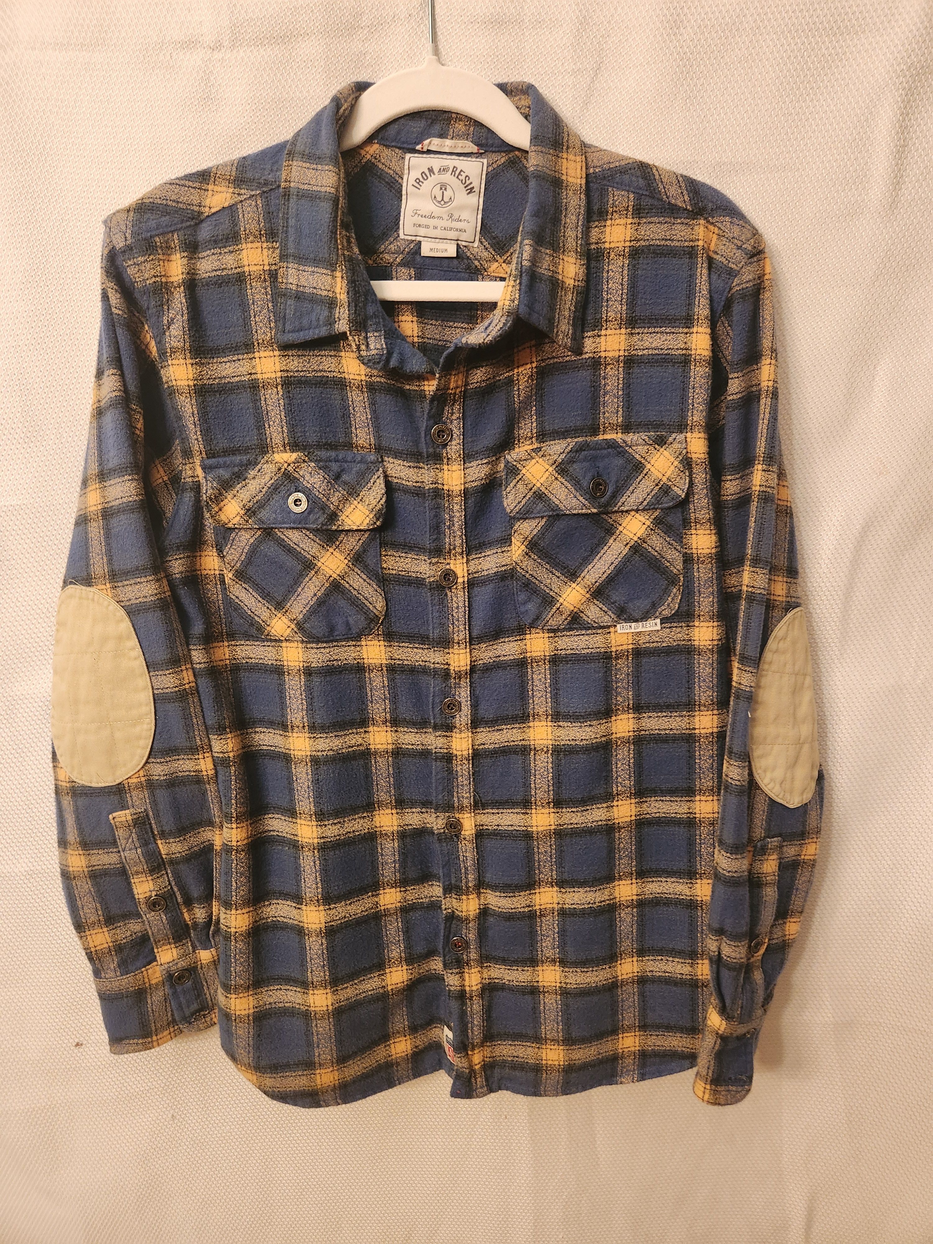 Other Iron and Resin Men's 100% Cotton Plaid Shirt Size US M / EU 48-50 / 2 - 1 Thumbnail