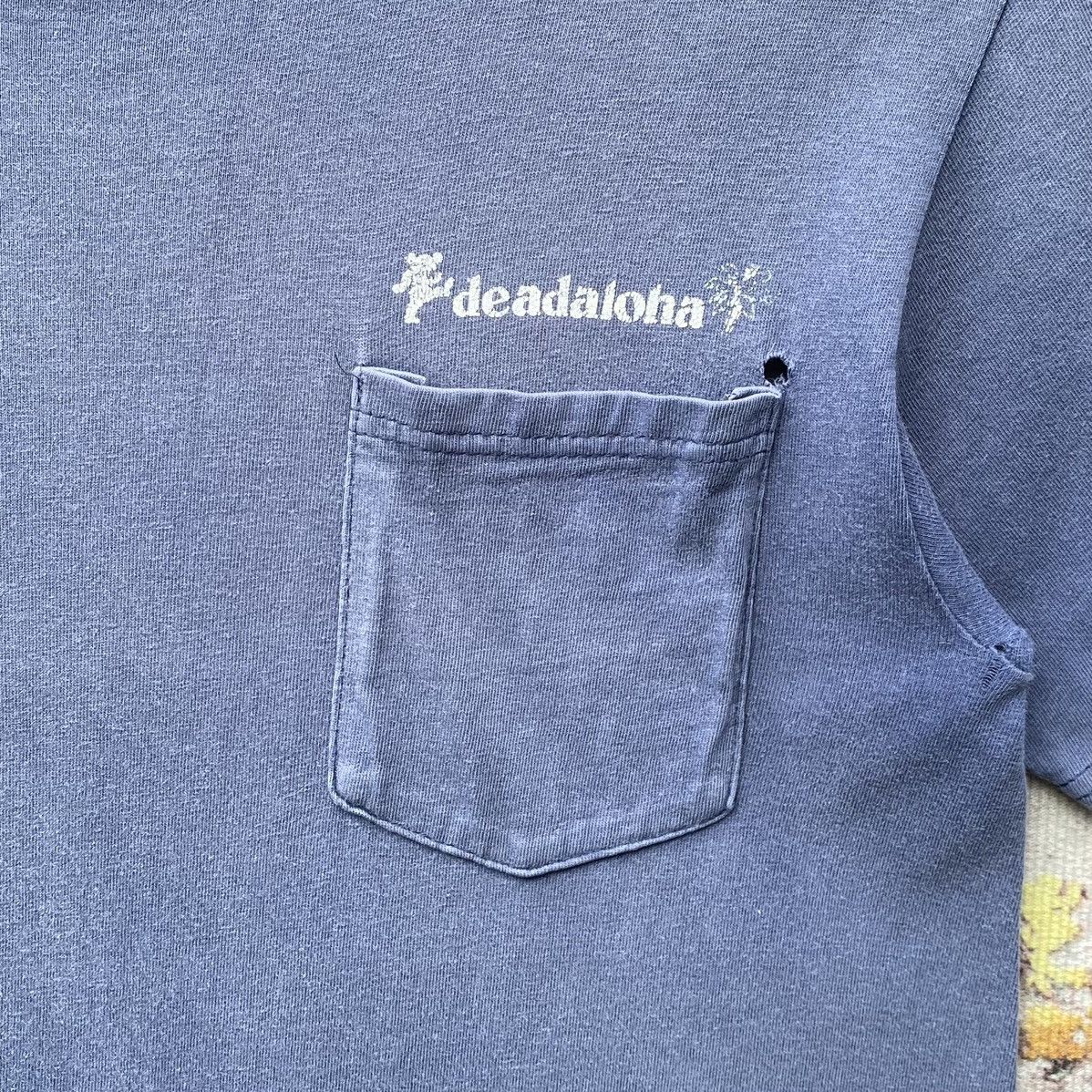 Grateful Dead Rare!Vintage 90s Grateful Dead Deadaloha Band Tee Distressed Size US S / EU 44-46 / 1 - 19 Thumbnail