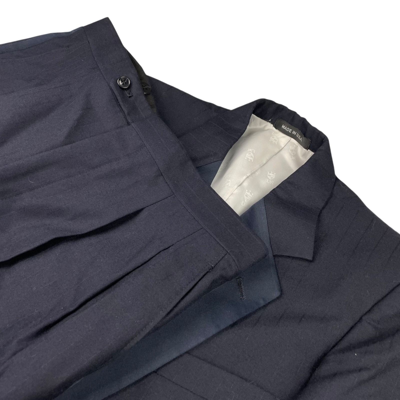 Other VTG Lord West Men's Satin Lapel 1-Button Tuxedo Suit Navy • Size 42R - 1 Thumbnail