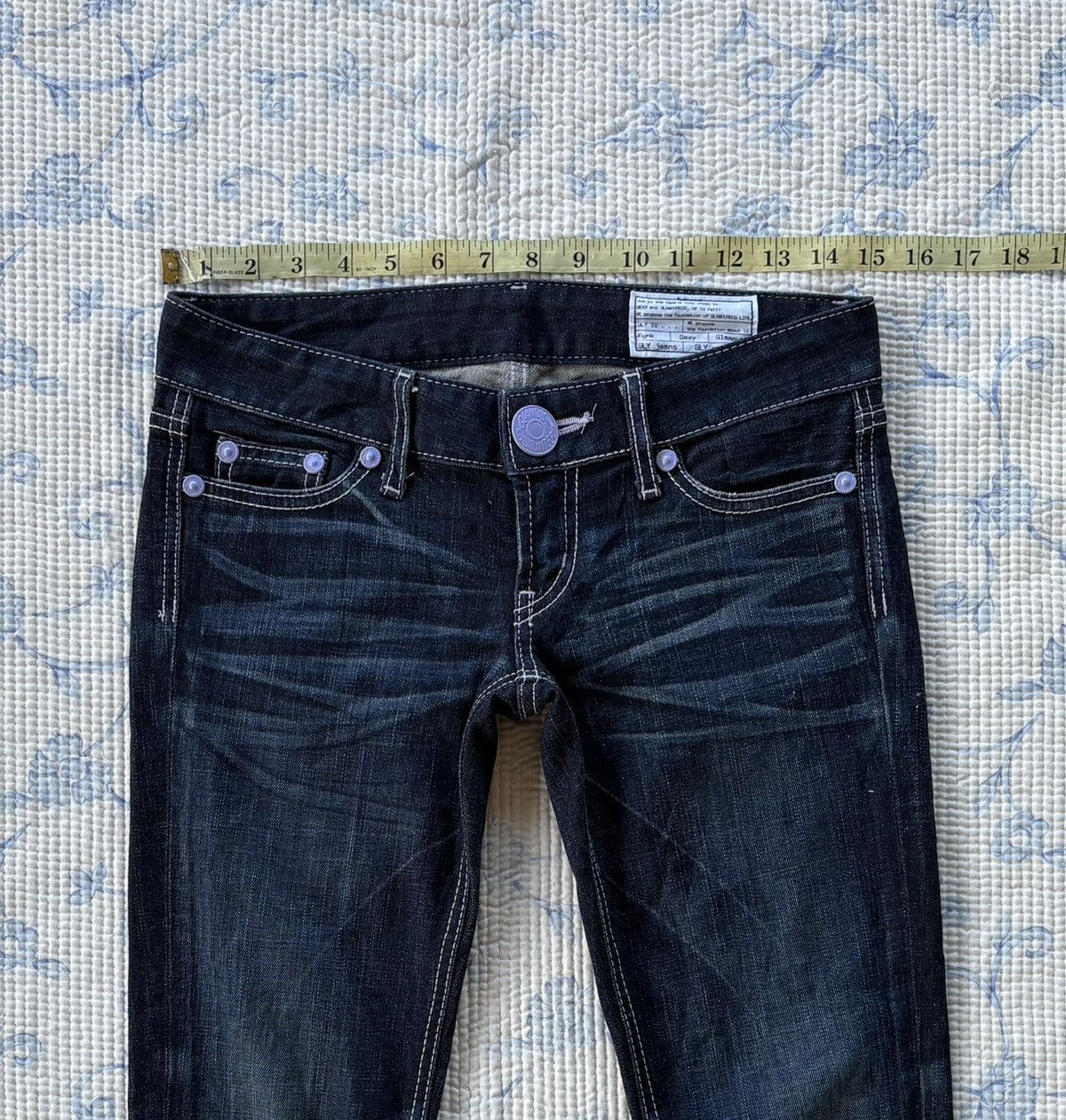 SLY Japanese SLY Glamour Guarented Streetwear Flared Denim Size US 30 / EU 46 - 2 Thumbnail