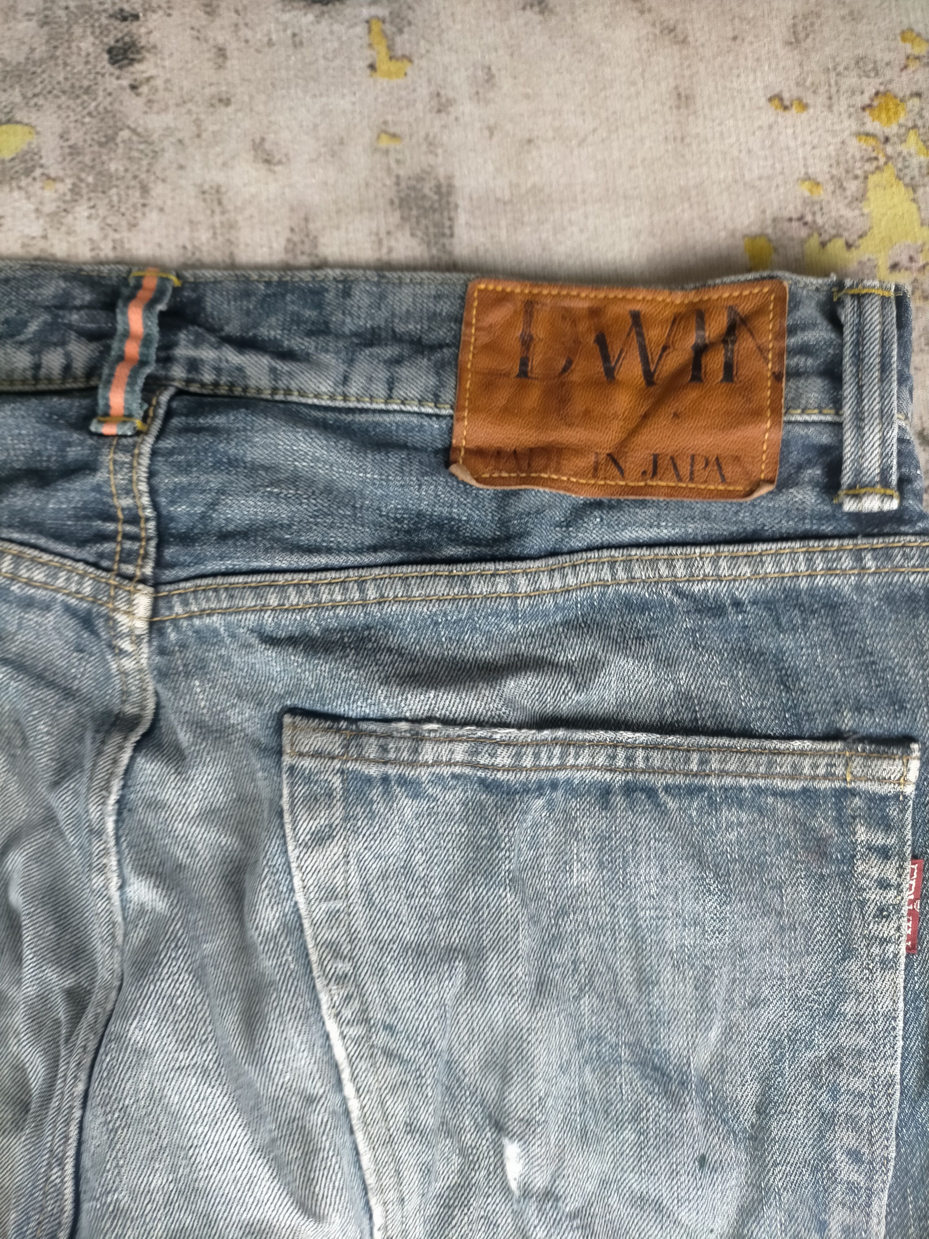 Edwin Vintage Edwin Grunge Selvedge Distressed Jeans Size US 30 / EU 46 - 9 Thumbnail