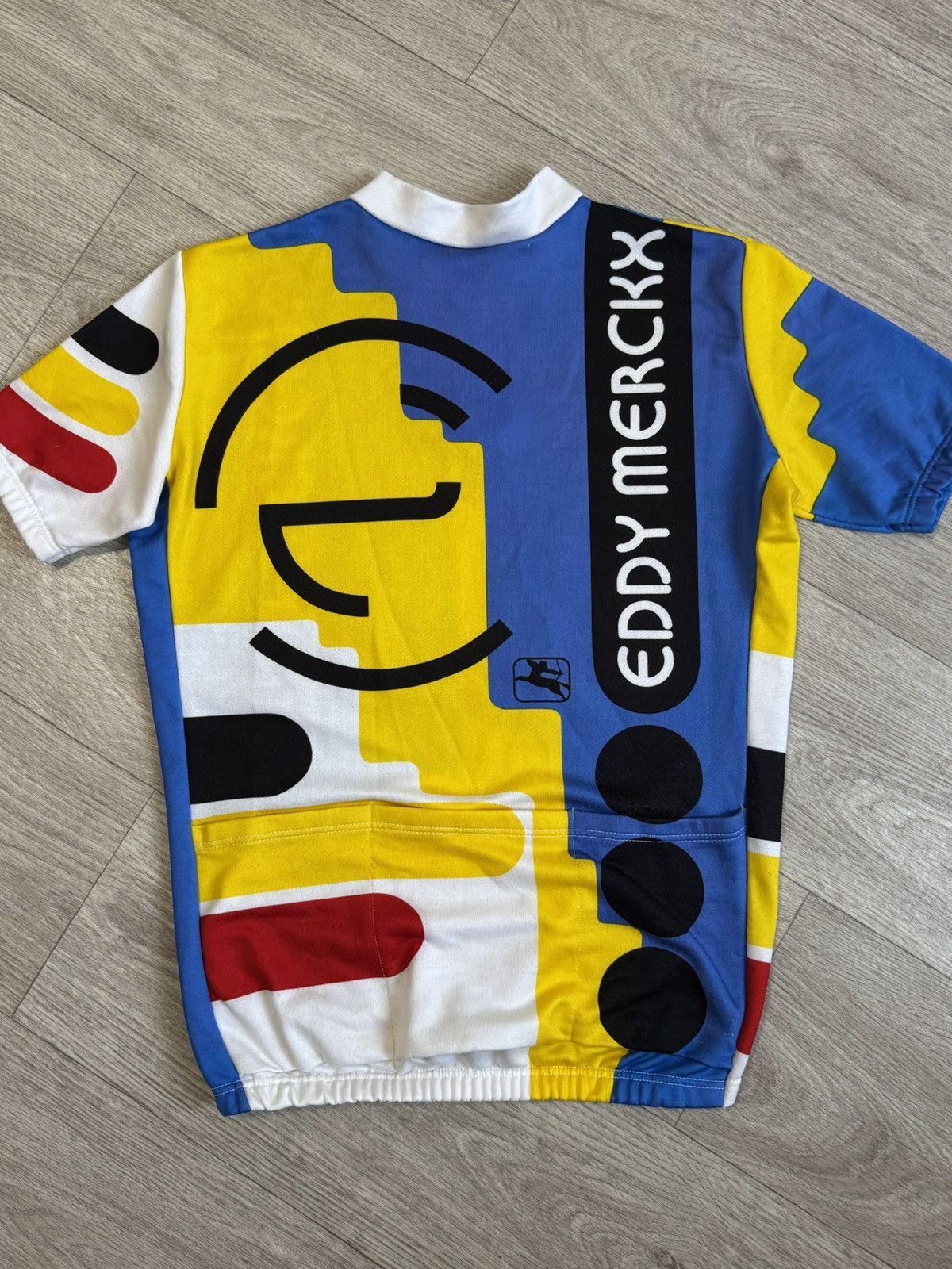 Bicycle 🔷Vintage Giordana Eddy Merckx Cycling Jersey (Italy) 80s🔷 Size US XL / EU 56 / 4 - 4 Thumbnail