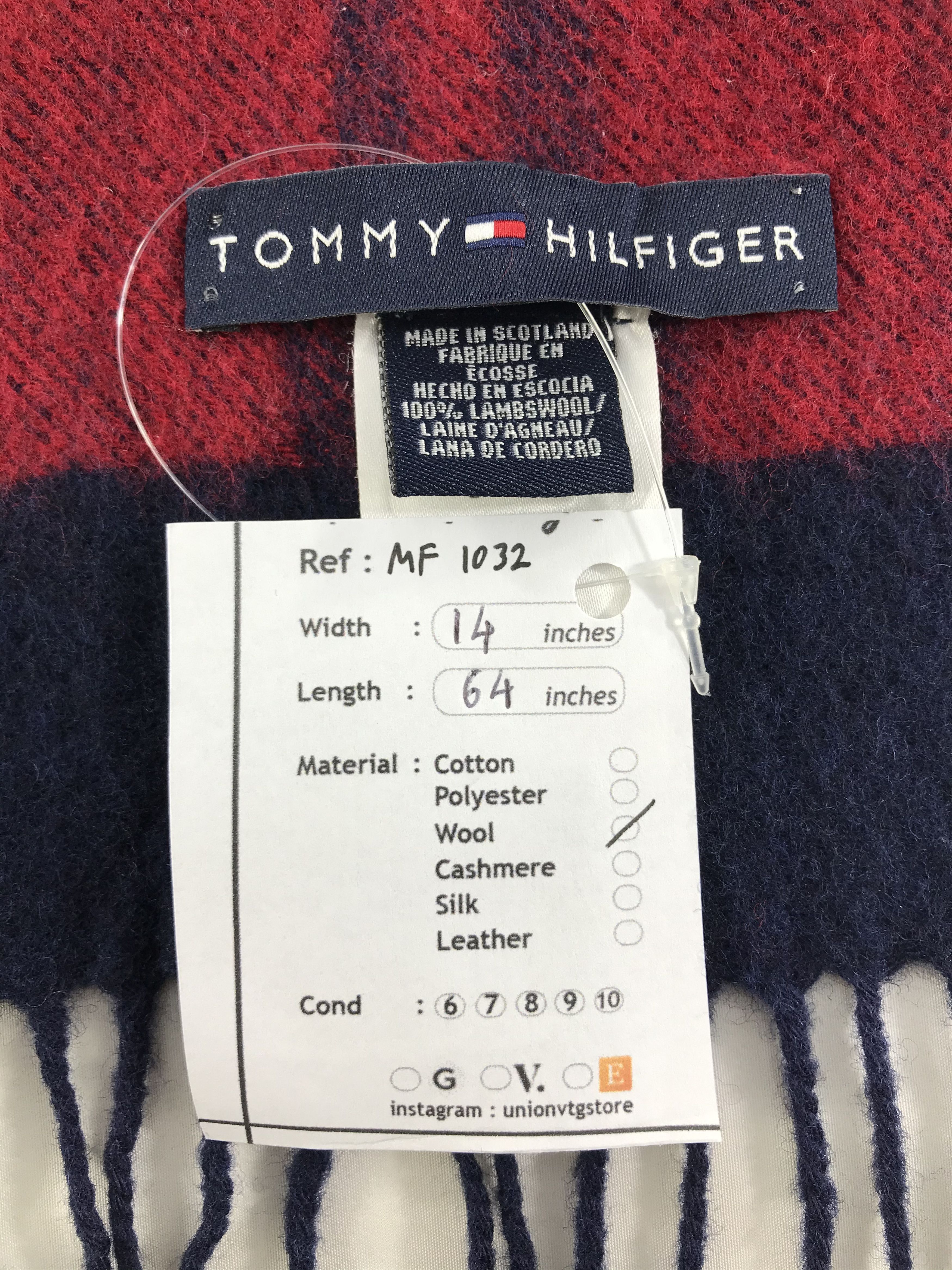 Tommy Hilfiger Vintage Tommy Hilfiger Scarf/Muffler/Neckwear MF1032 Size ONE SIZE - 7 Thumbnail