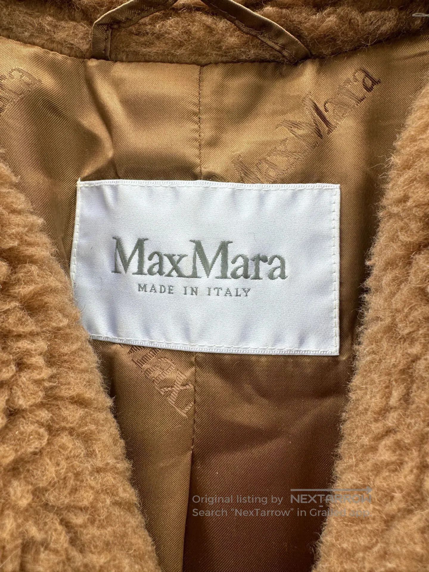 Max Mara MaxMara Brown Teddy Coat Size S. Size S / US 4 / IT 40 - 3 Thumbnail