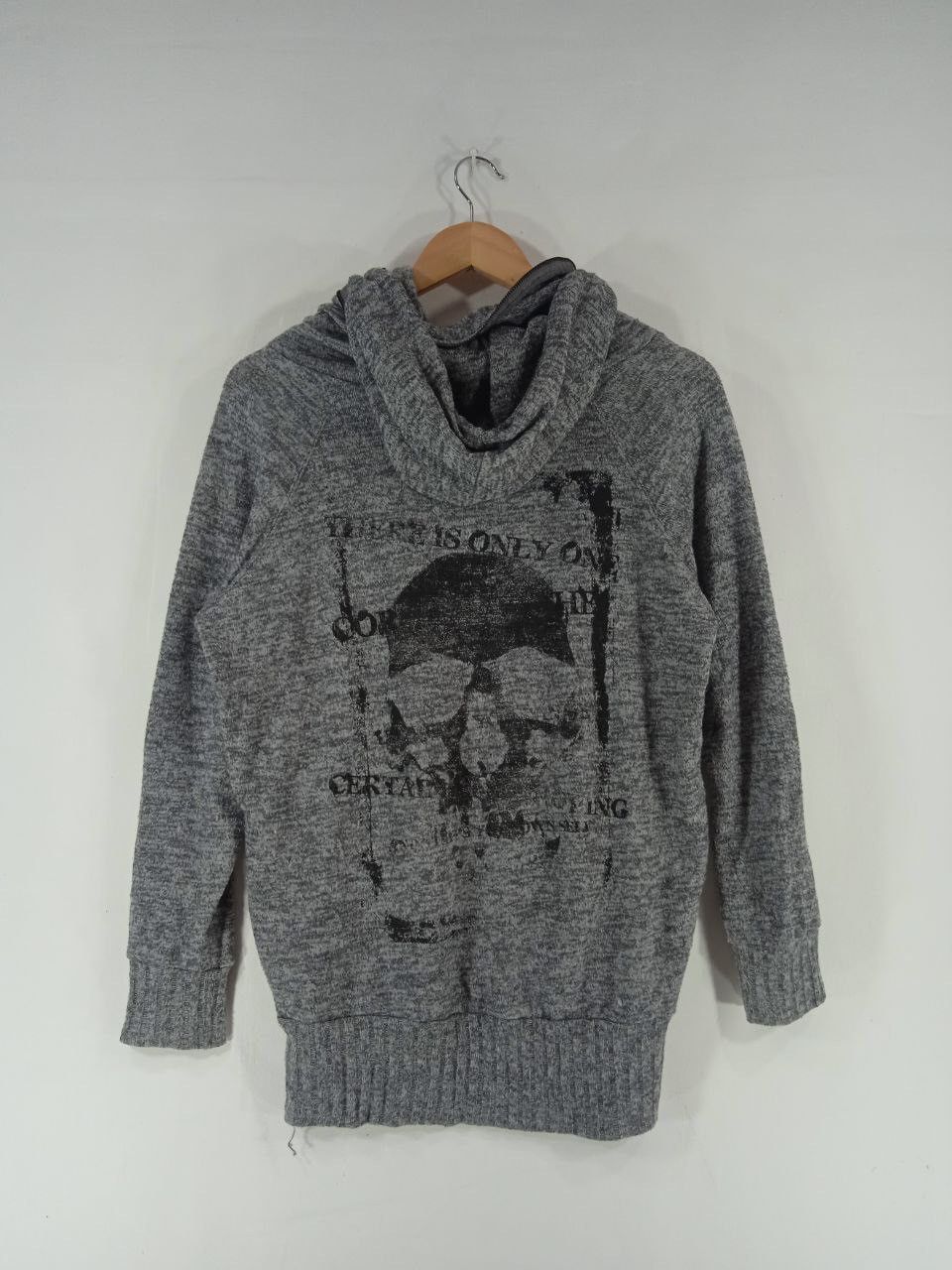 If Six Was Nine × Le Grande Bleu (L.G.B.) Vintage Punk Skull Rare Hoodie Size US M / EU 48-50 / 2 - 2 Thumbnail