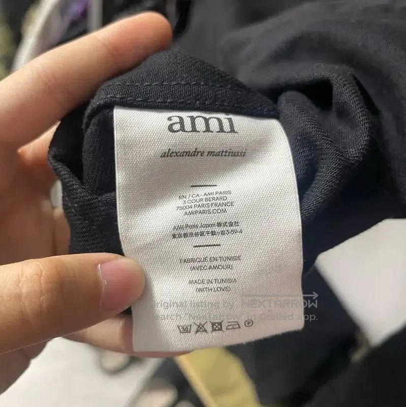 AMI AMI Black Long Sleeve Shirt for Men . Size US L / EU 52-54 / 3 - 4 Thumbnail