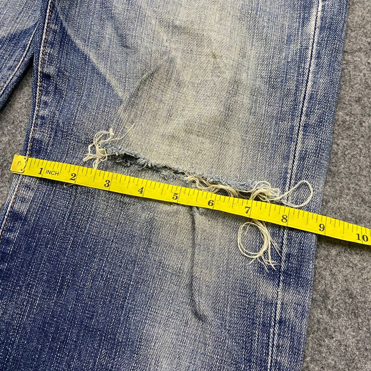 Edwin 💥Best Offer💥Vintage Edwin 503 Distressed Denim Size US 34 / EU 50 - 7 Thumbnail
