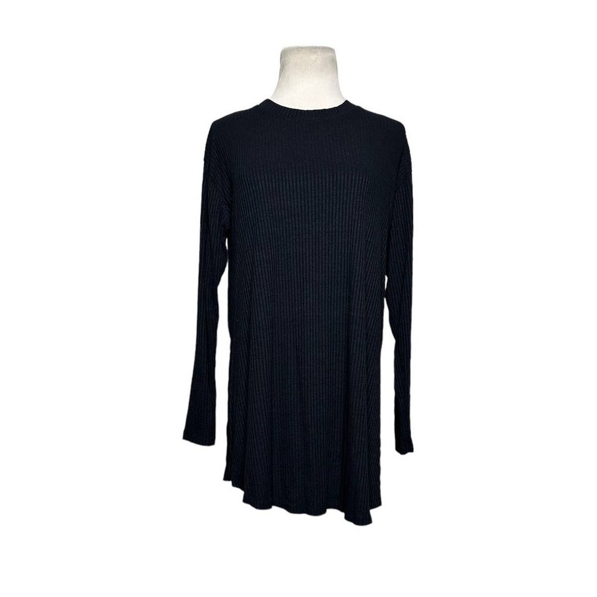 Asos Asos black crew neck long sleeves side slits sweater size 4 Size S / US 4 / IT 40 - 9 Thumbnail