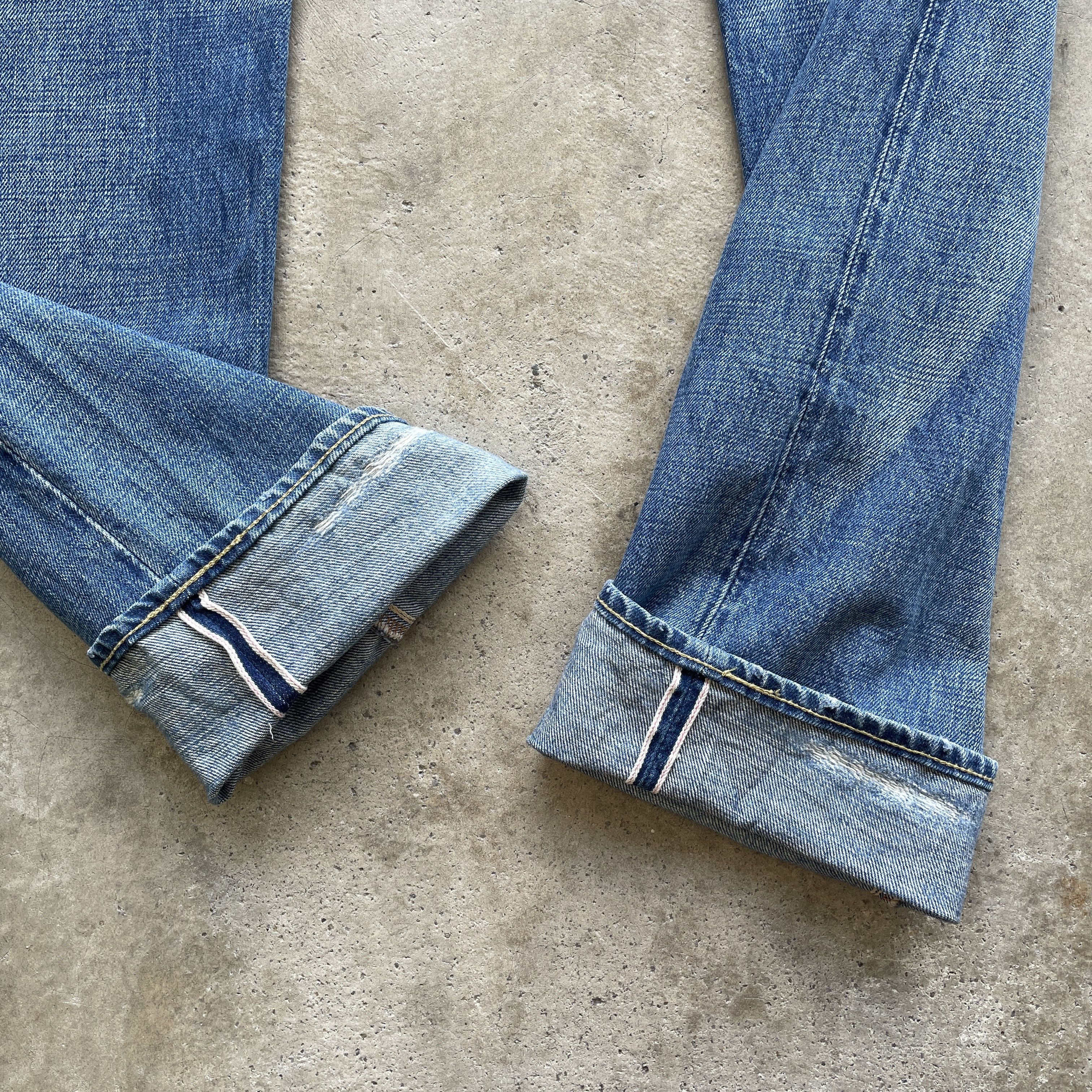 Japanese Brand W32 VINTAGE JAPANESE DISTRESSED SELVEDGE JEANS FADED PANTS Size US 32 / EU 48 - 9 Thumbnail