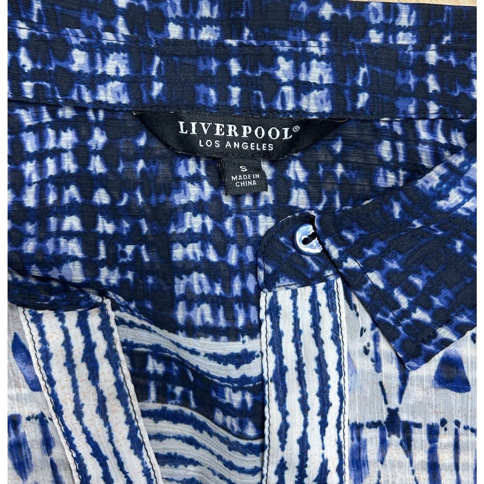 Other Liverpool Los Angeles Collared Blouse Grecian Tile Size S Size S / US 4 / IT 40 - 10 Thumbnail
