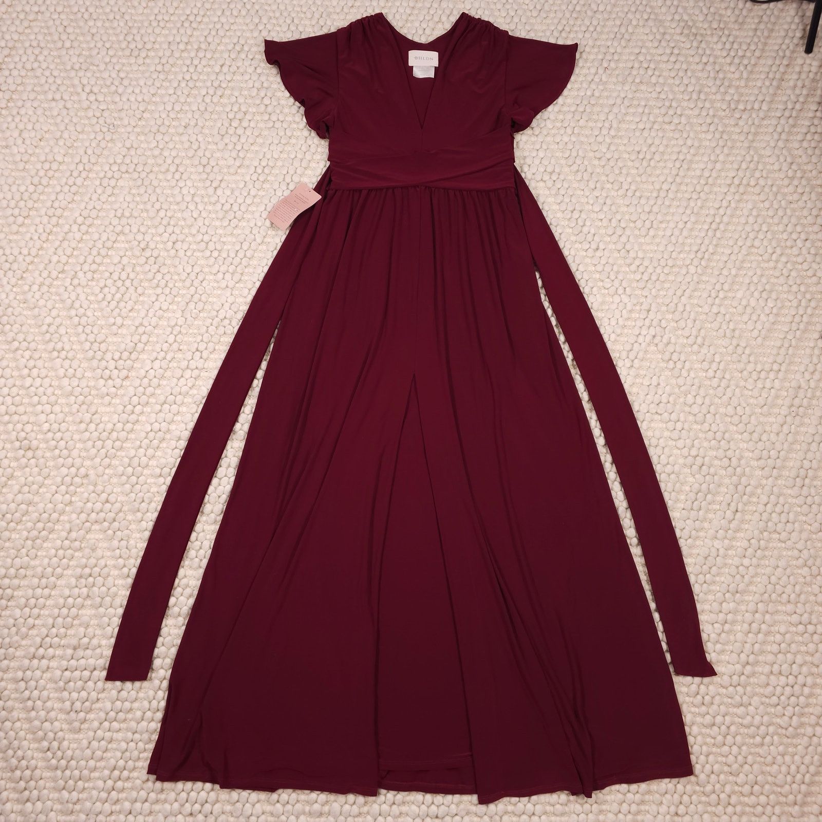 Anthropologie NWT Anthropologie BHLDN Mendoza Dress Burgundy Red Sz 8 Size M / US 6-8 / IT 42-44 - 9 Thumbnail