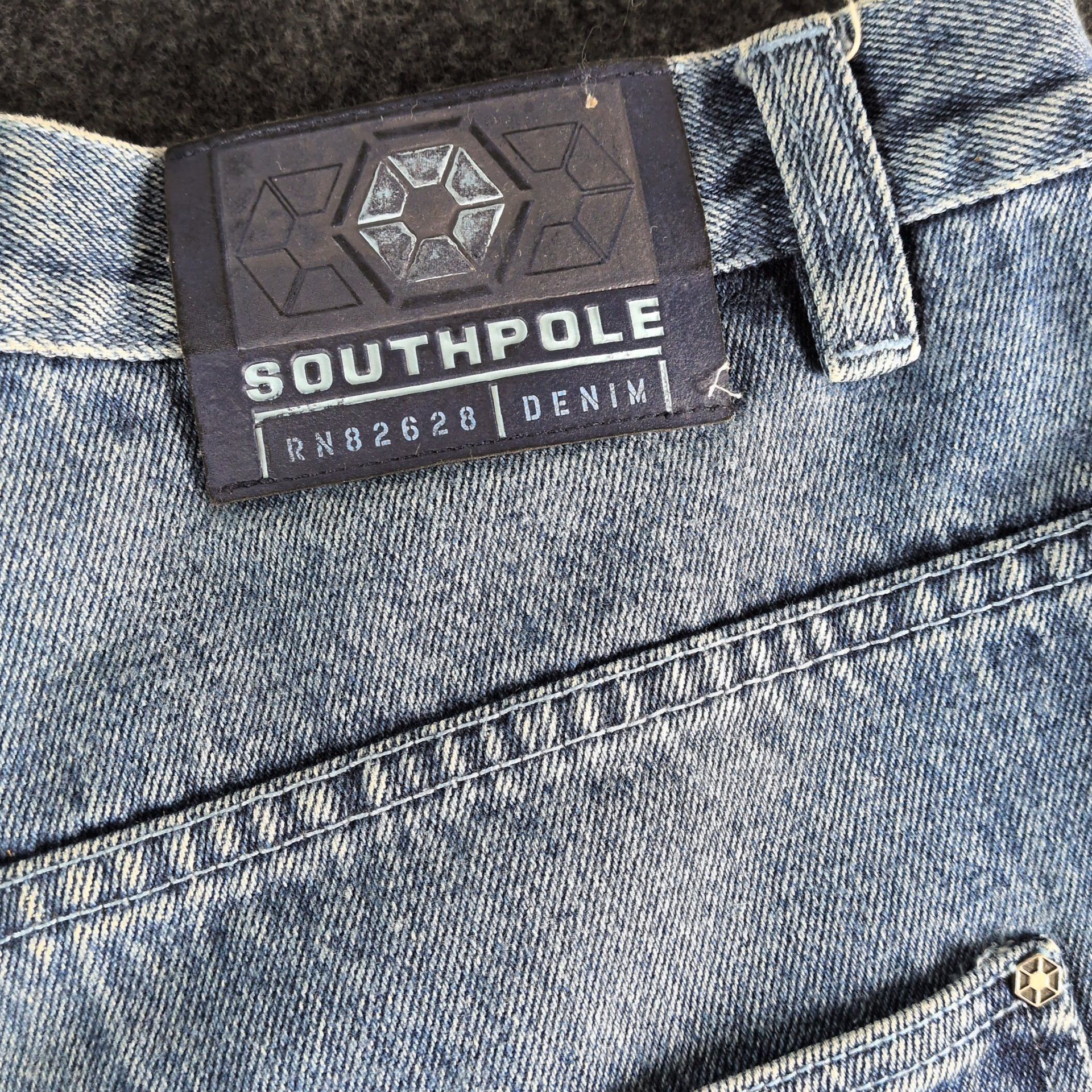 Southpole Vintage 90s Southpole Denim Baggy Jeans Size US 34 / EU 50 - 12 Thumbnail