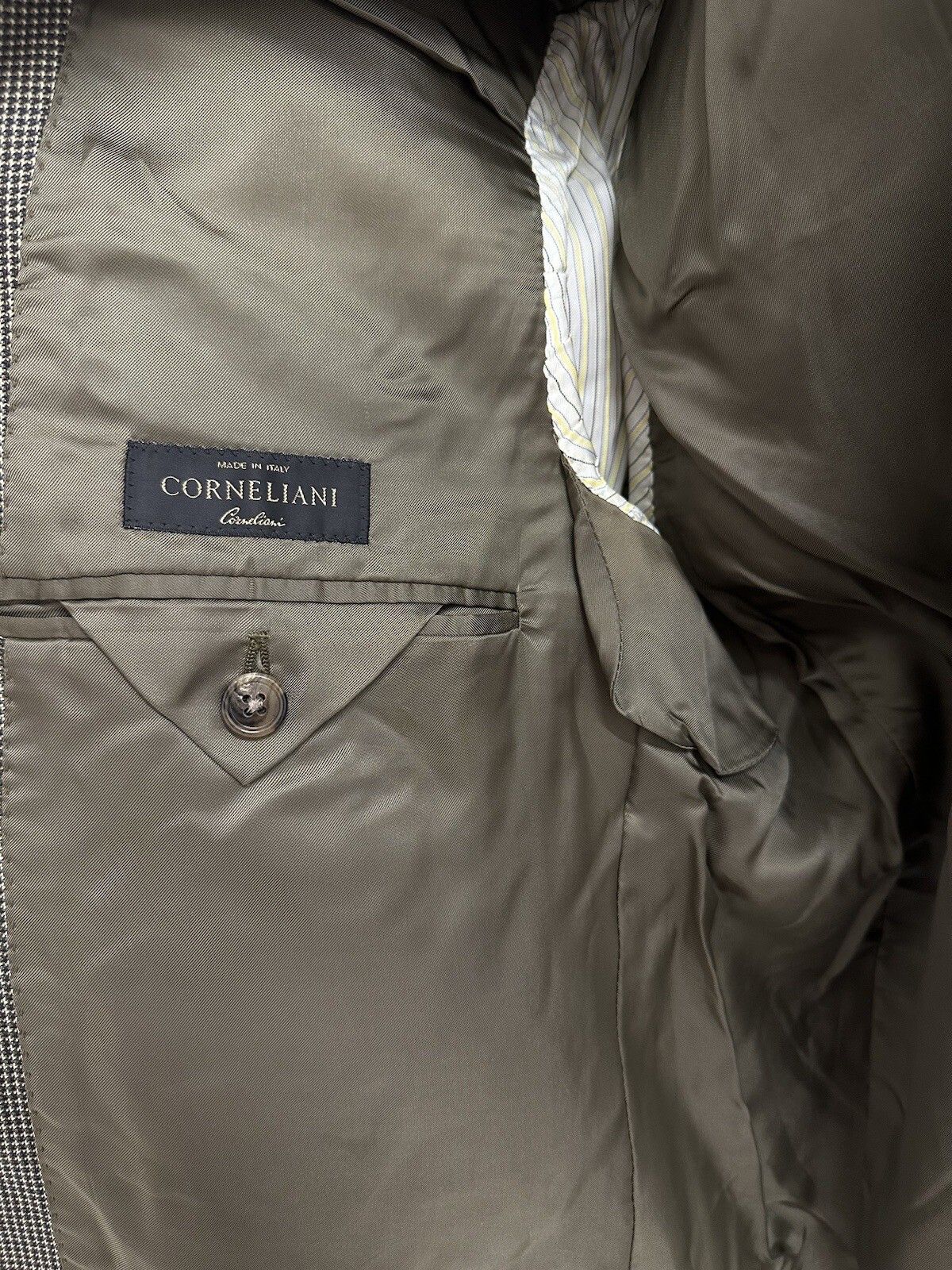 Corneliani Corneliani Blazer Mens 42R Sport Coat Jacket Checked Size 42R - 13 Thumbnail