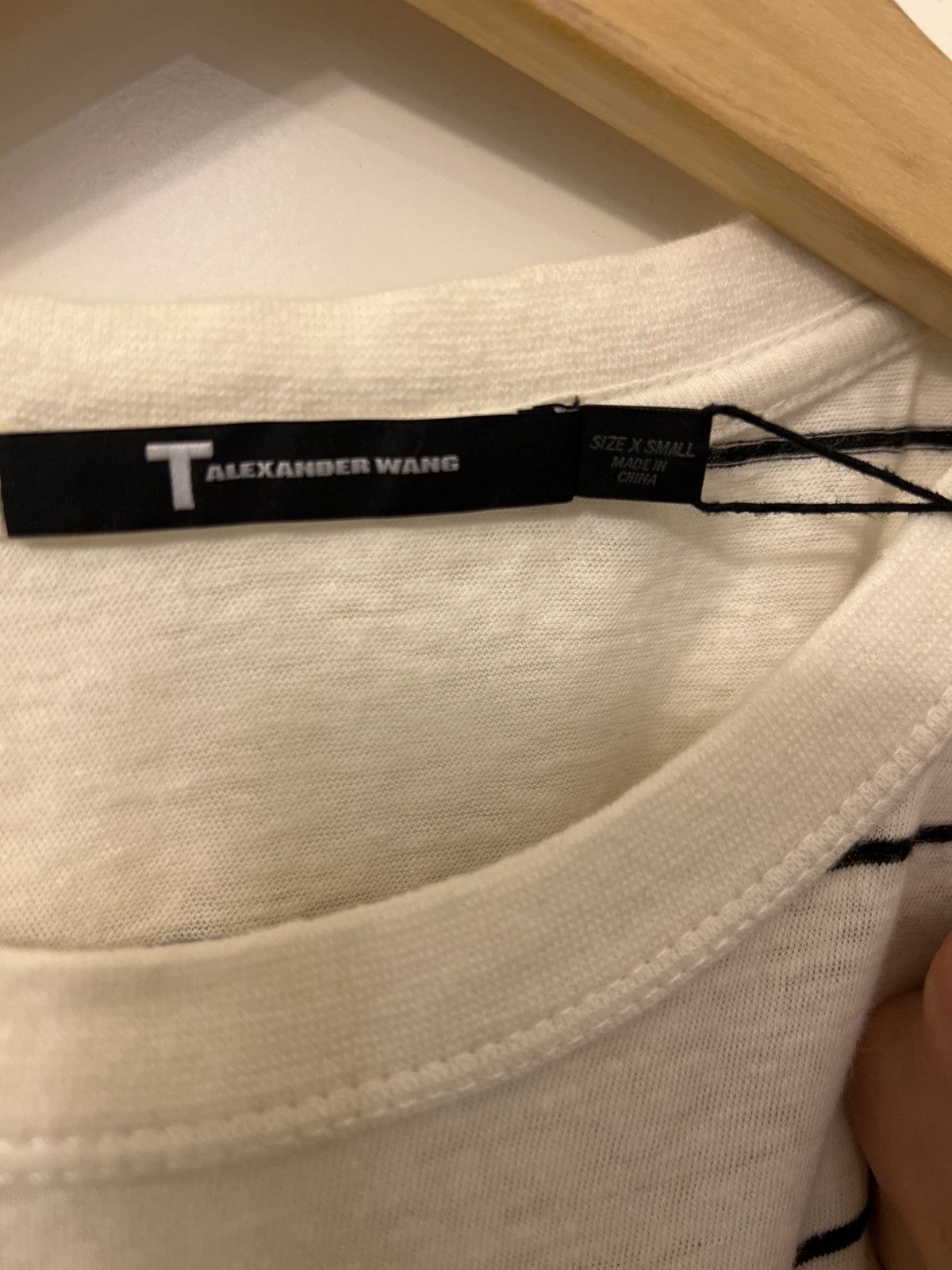 Alexander Wang × T by Alexander Wang T by Alexander Wang Sz XS Linen Cotton Stripe Crewneck Size US XS / EU 42 / 0 - 5 Thumbnail